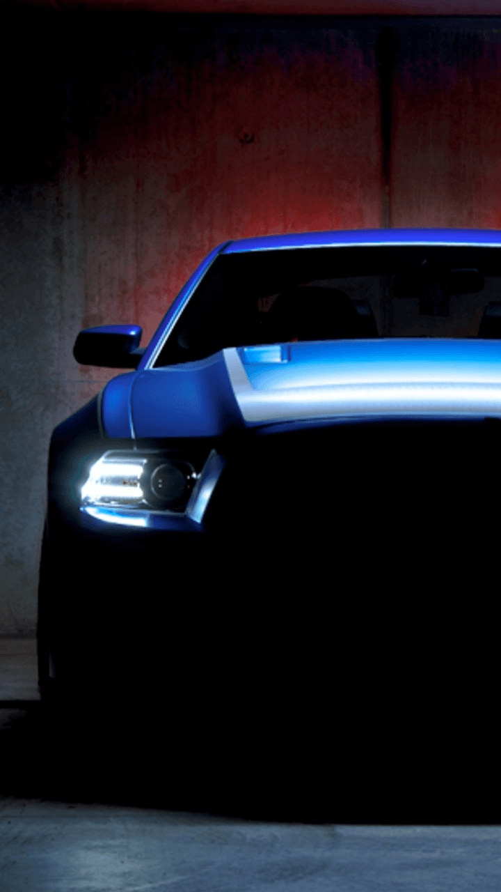 Mustang Headlights Galaxy S3 Wallpaper (720x1280)