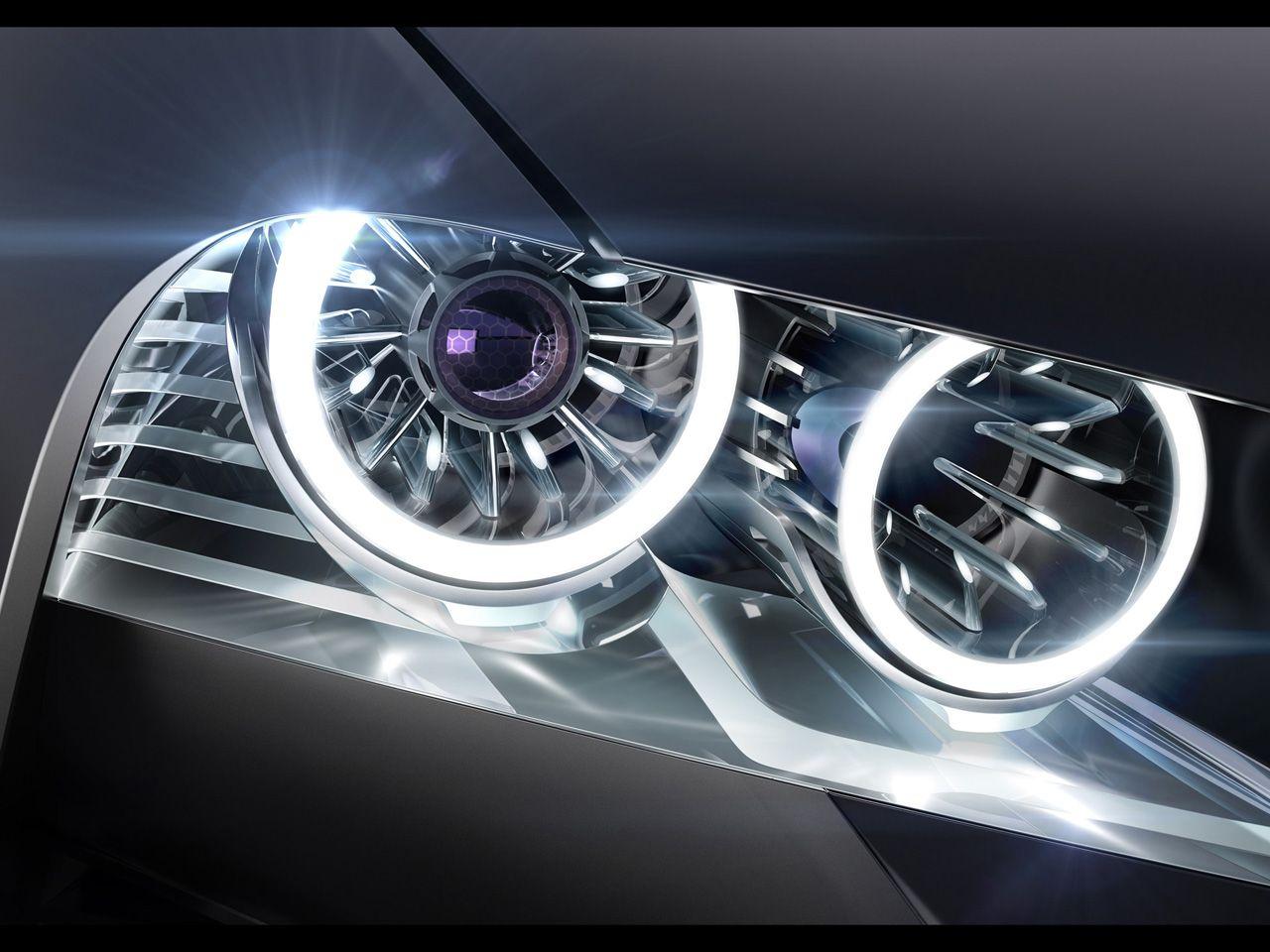 BMW Series Coupe Concept Headlight HD Wallpaper. wallpaper