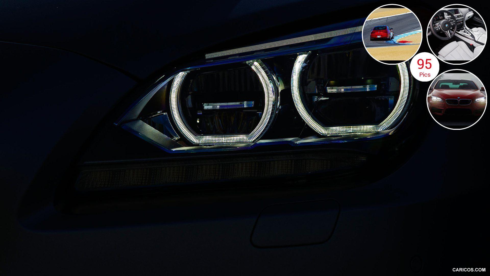 BMW M6 US Version Angel Eyes Headlight. HD Wallpaper