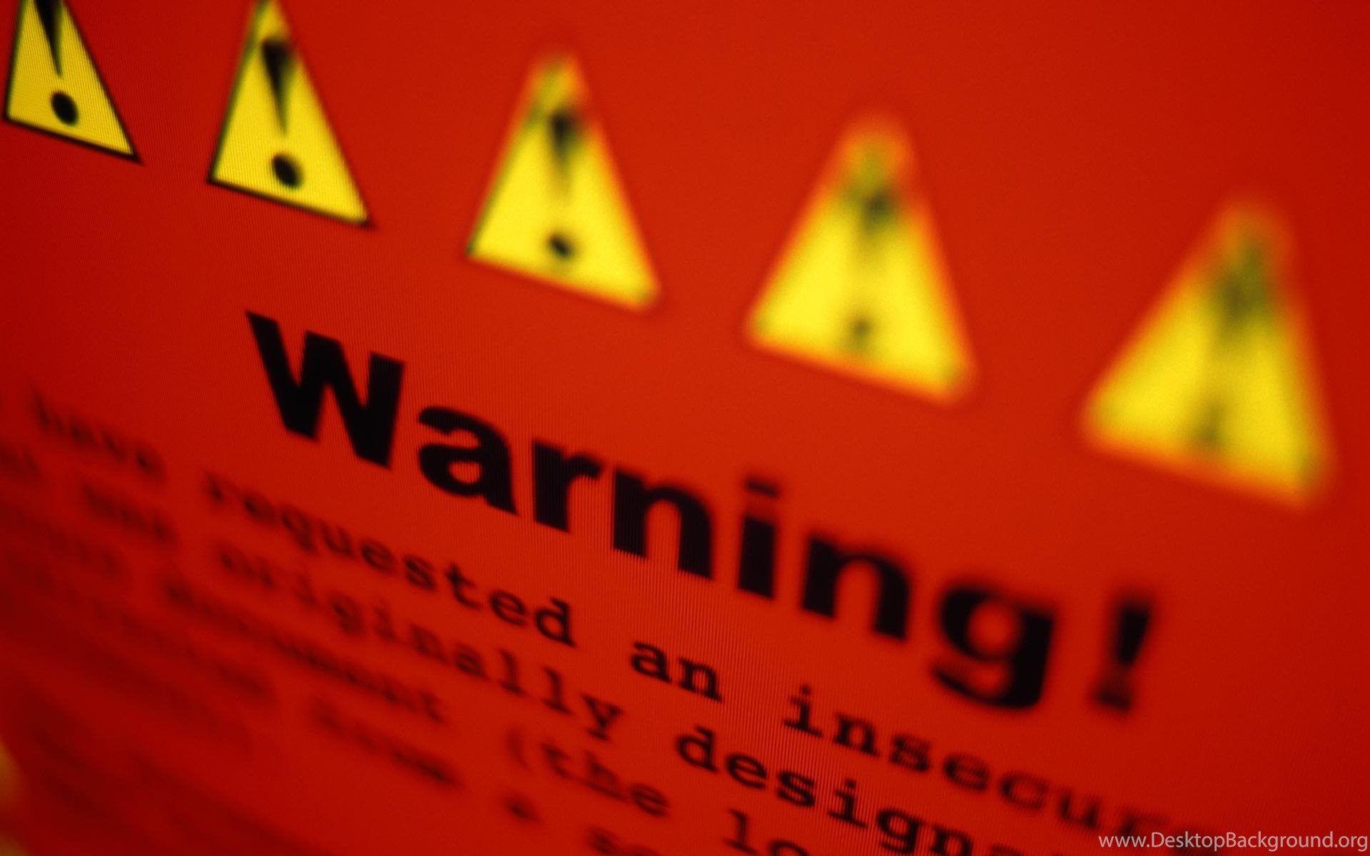Danger Sign Wallpaper Desktop Background