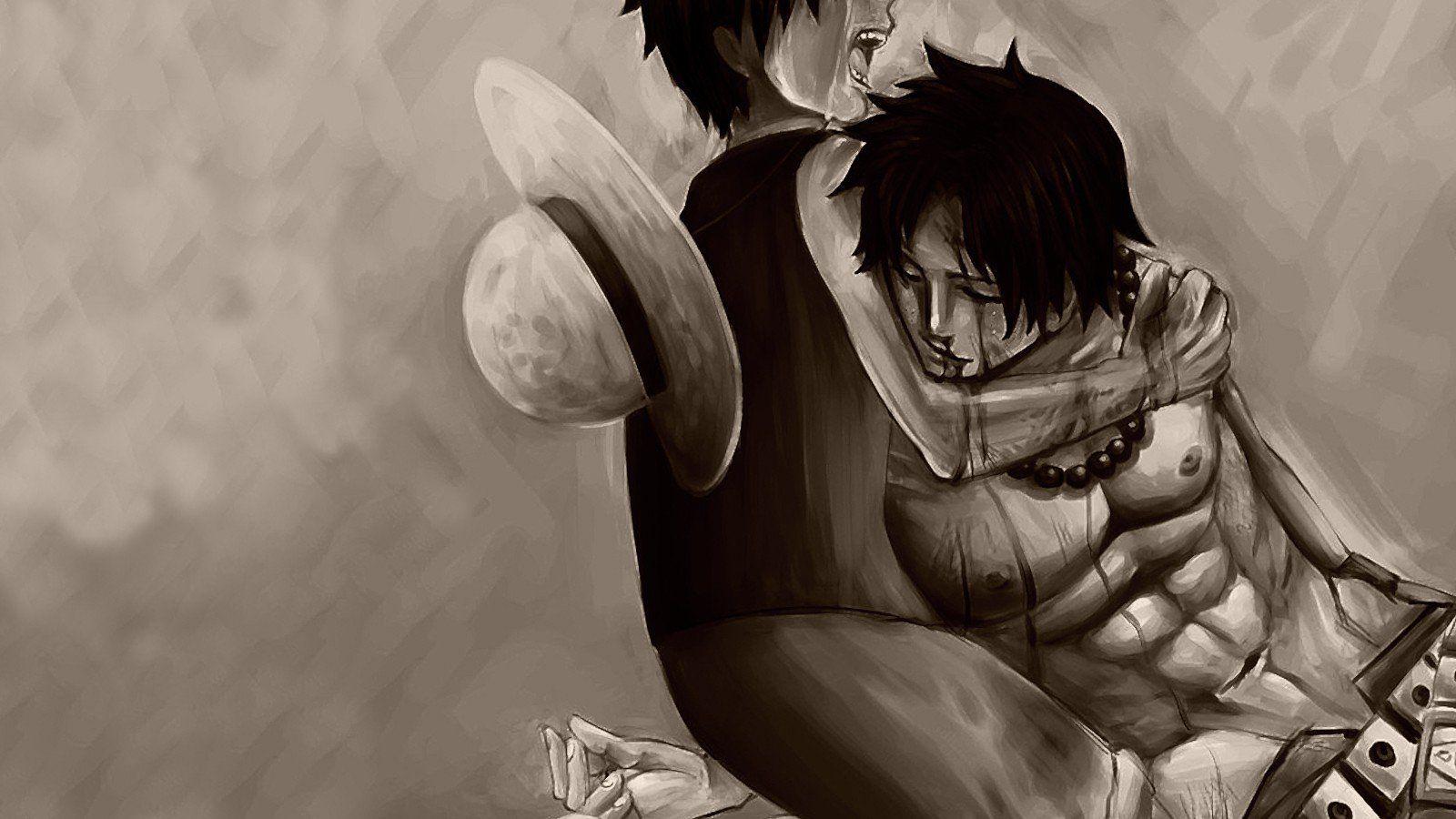 one piece monkey d luffy portgas d_ ace wallpaper and background