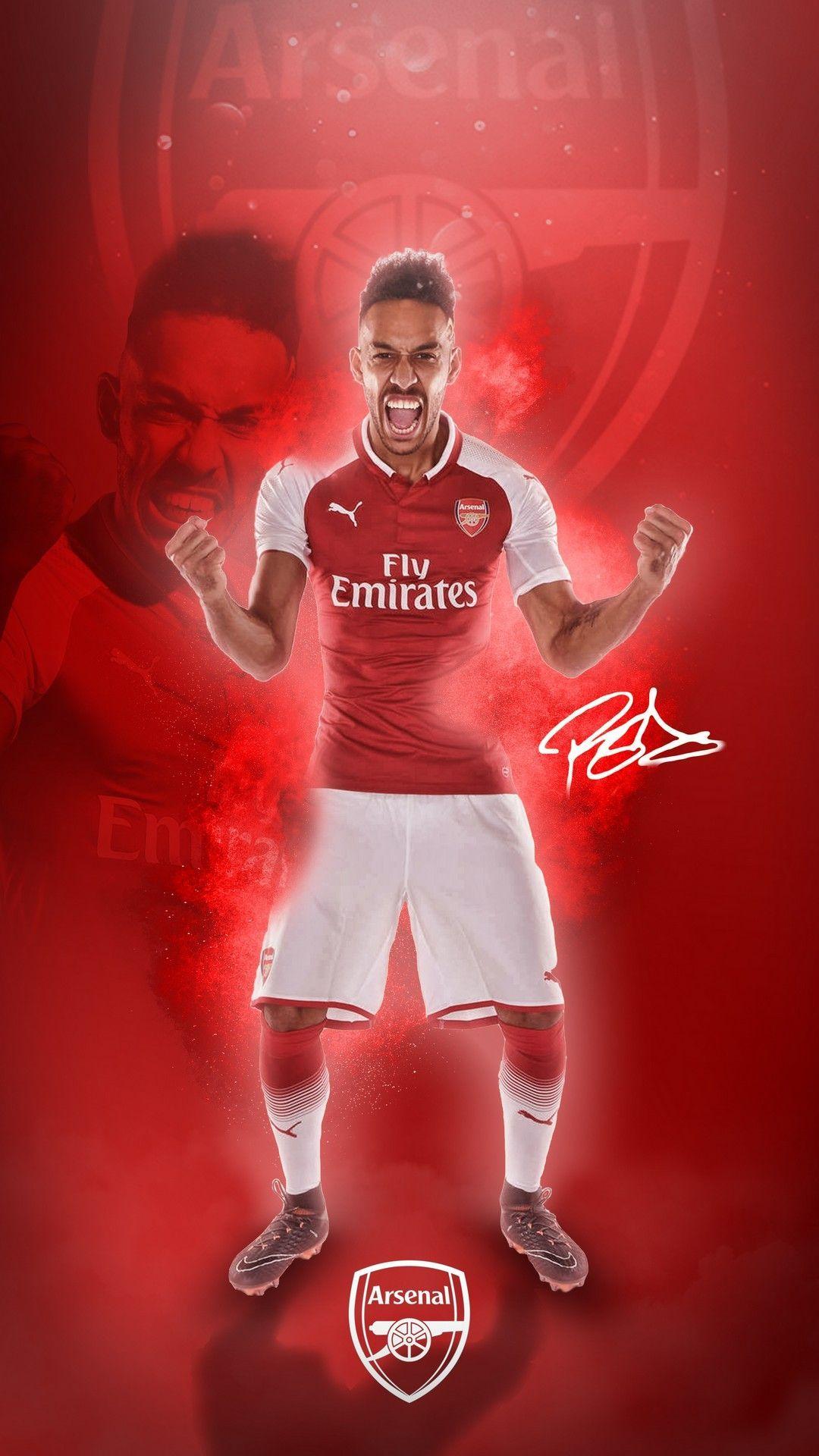 Aubameyang Arsenal Players Android Wallpaper. Arsenal players