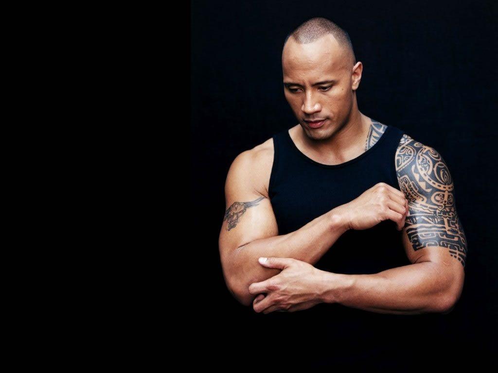 Hollywood Actor Dwayne Johnson HD Wallpaper And