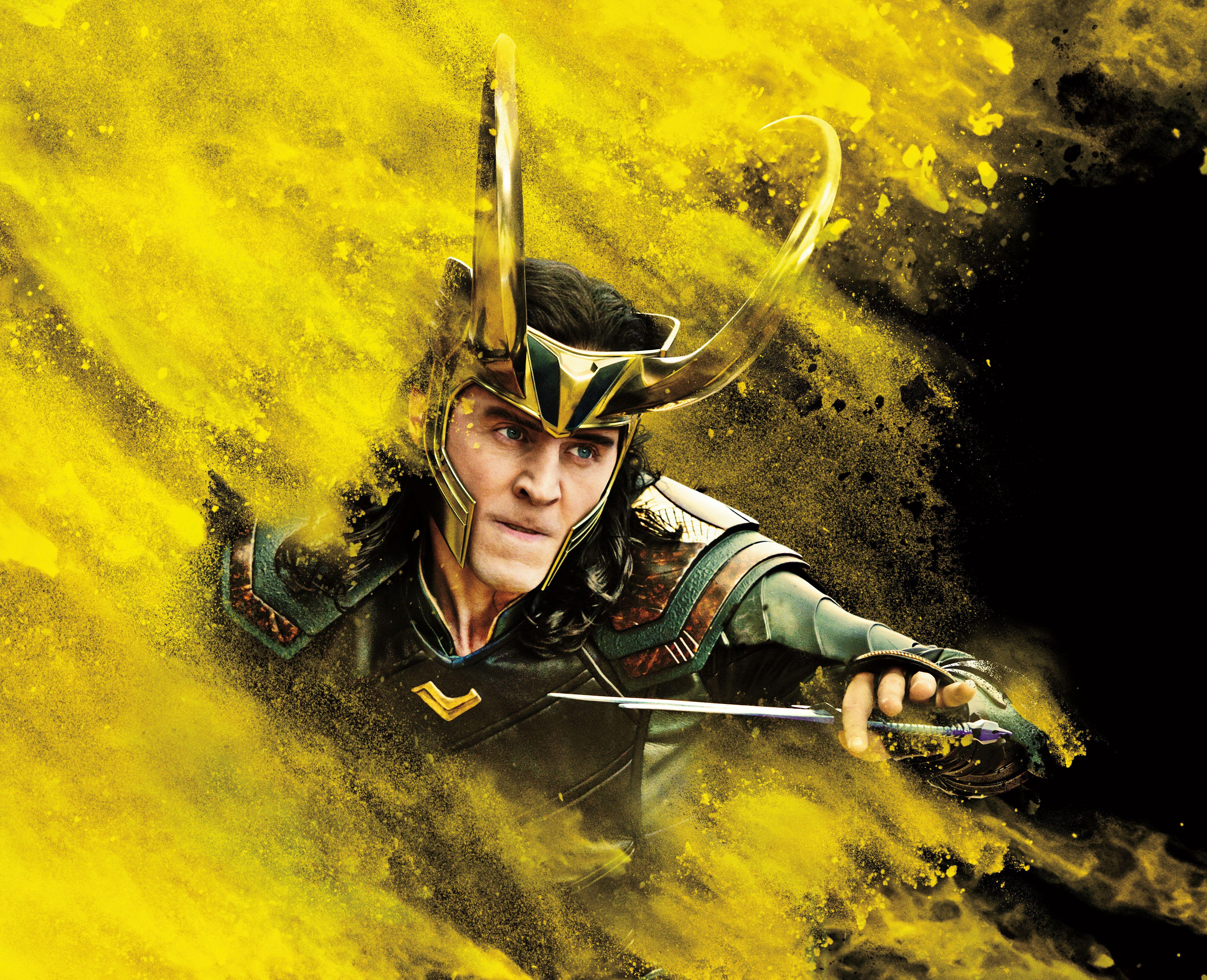 Wallpaper Thor Ragnarok, Loki, Tom Hiddleston, 4K, Movies