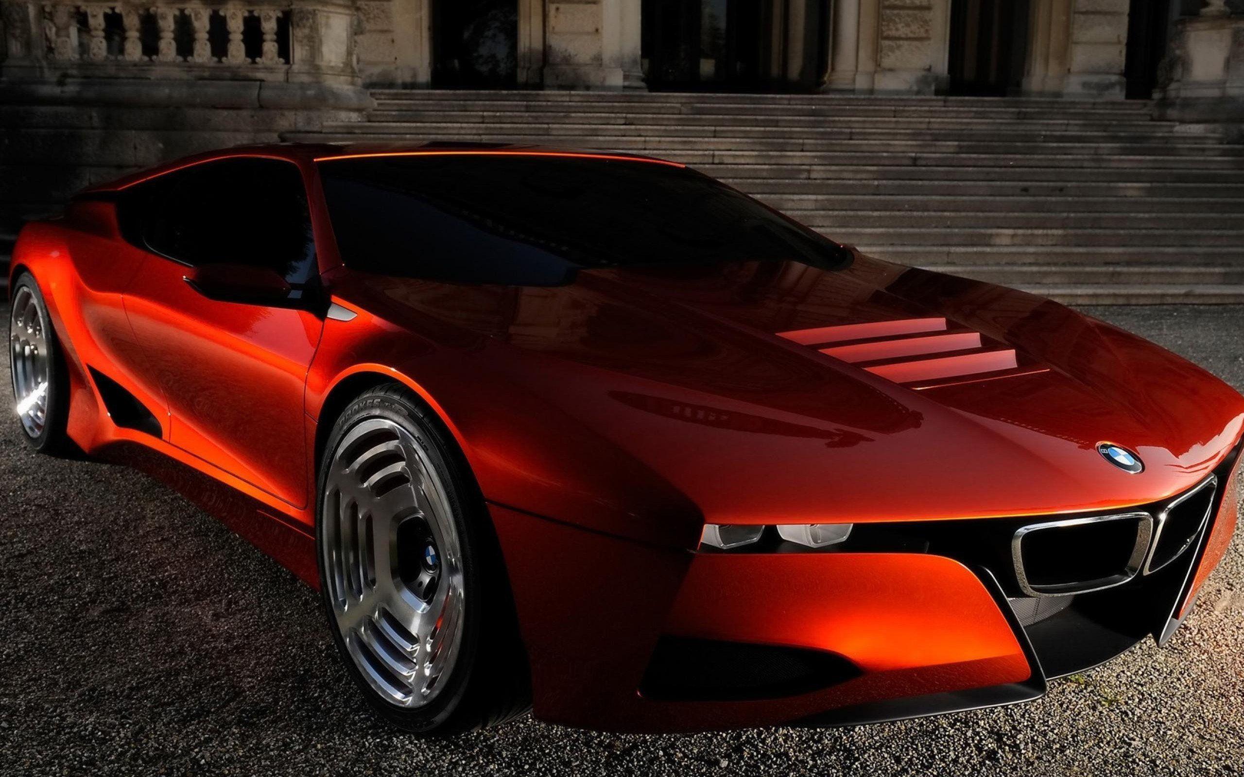 BMW futuristic concept art concept cars sports cars orange cars