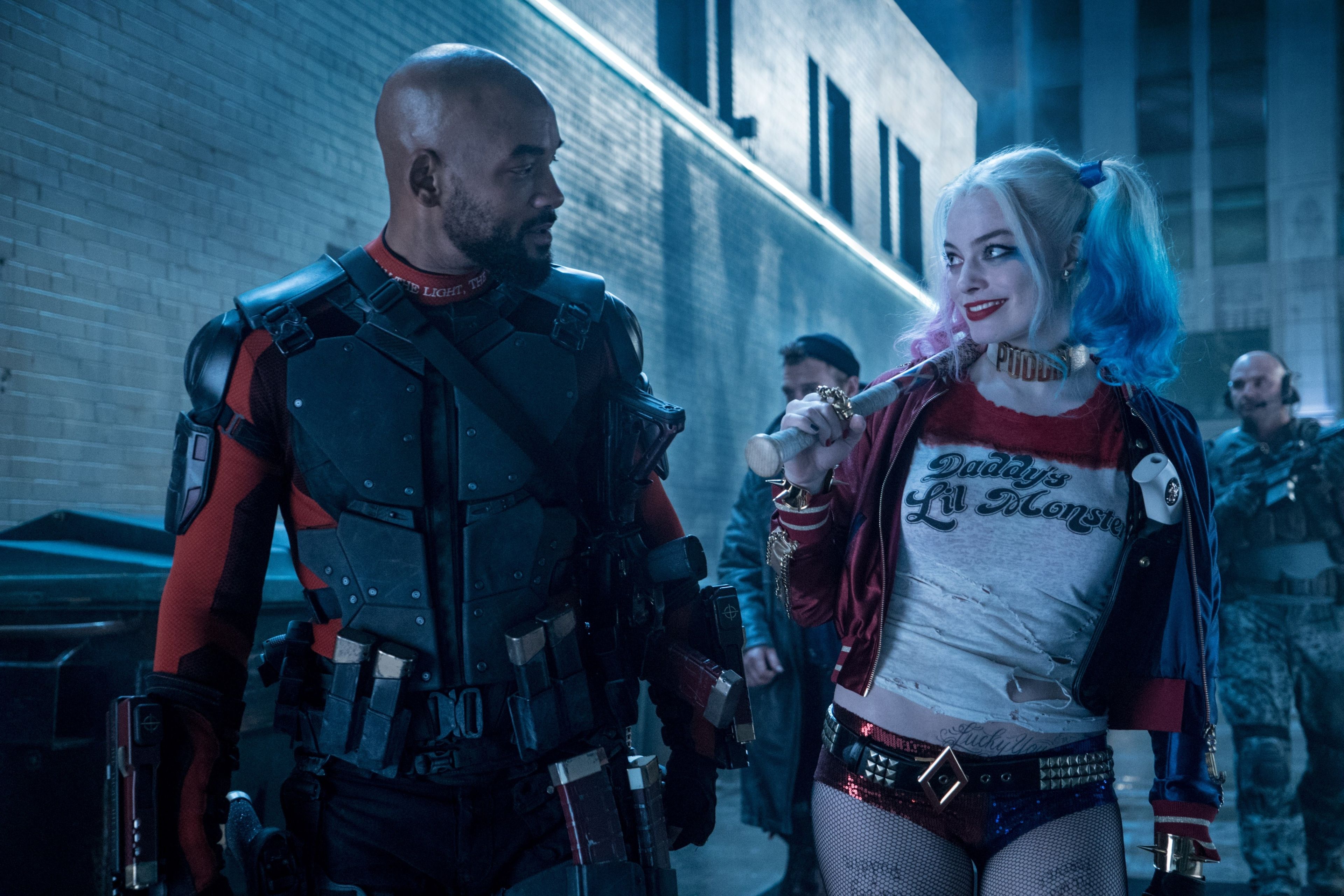 Suicide Squad (2016) Deadshot and Harley Quinn 4K UHD 3:2 3840x2560