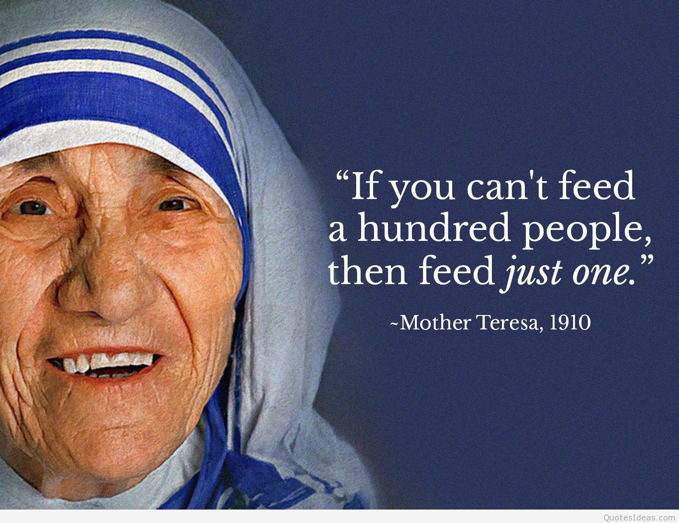 Best Mother Teresa quotes sayings with pics image