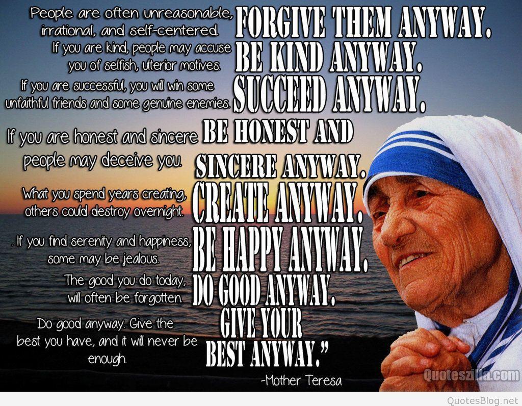 Inspirational Mother Theresa Quotes Wallpaper and image