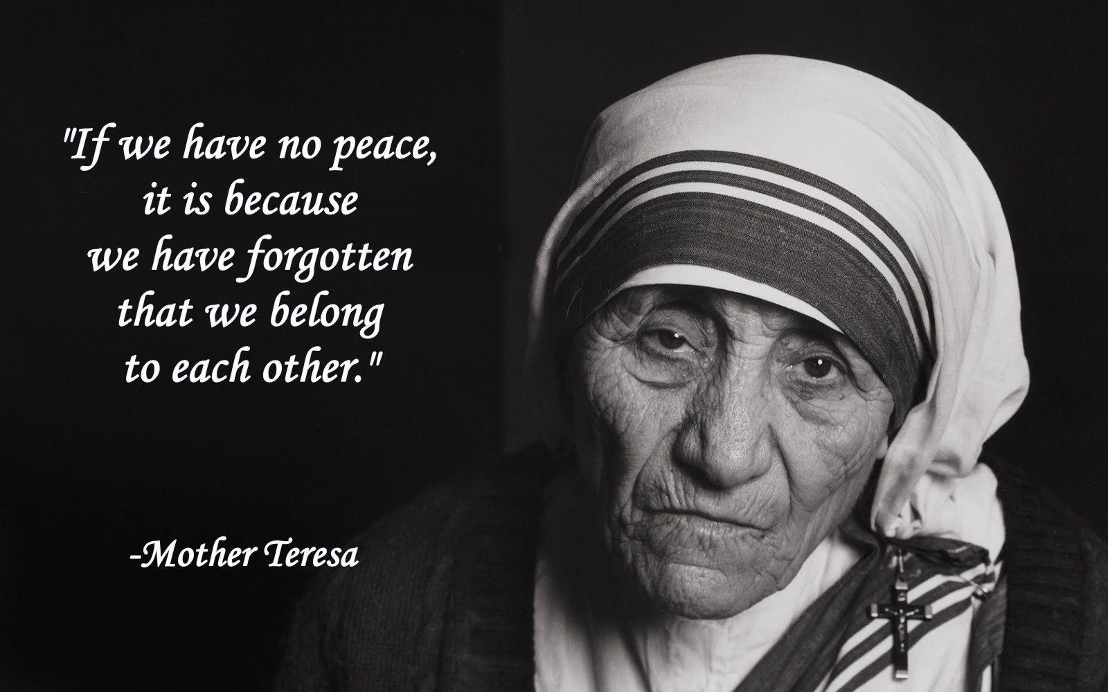 Mother Teresa Quotes Wallpaper