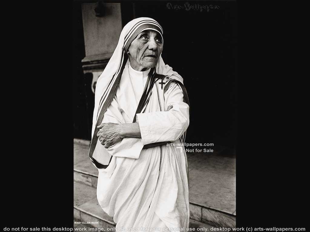 Mother Teresa Wallpaper, Art Print, Poster, Desktop Background