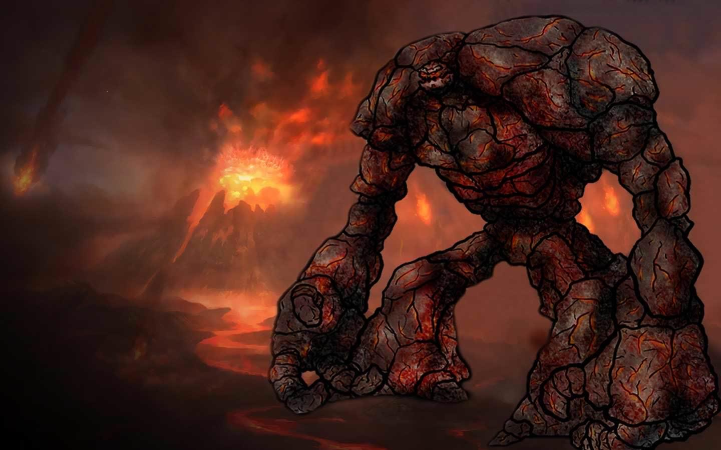 Malphite (League Of Legends) wallpaper 1440x900 desktop background