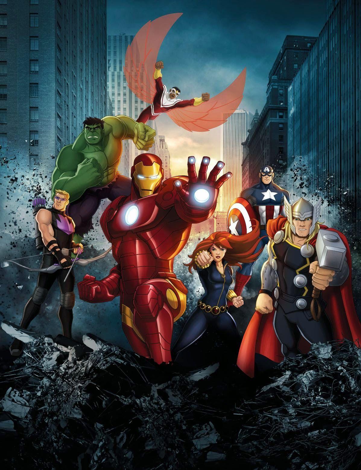 Avengers Cartoon Wallpapers - Wallpaper Cave