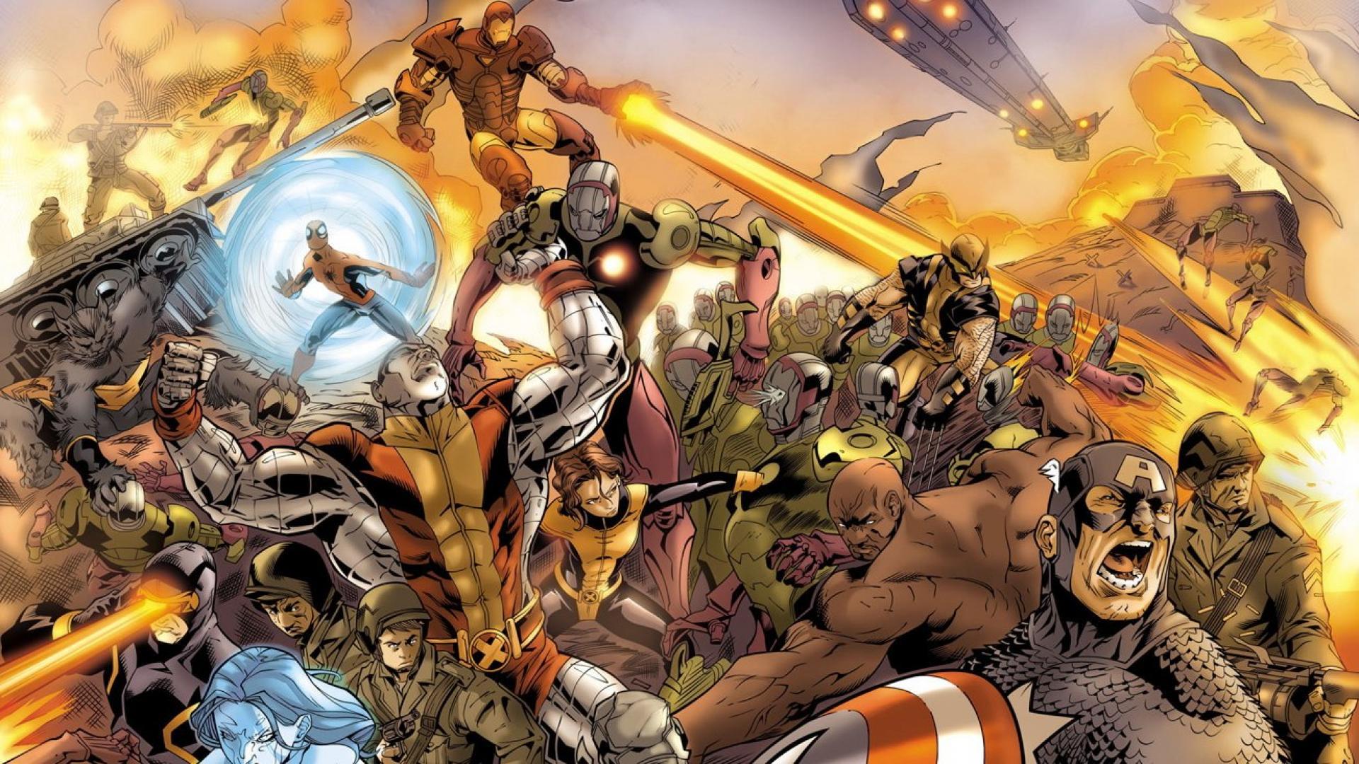 The Avengers Comic Wallpaper