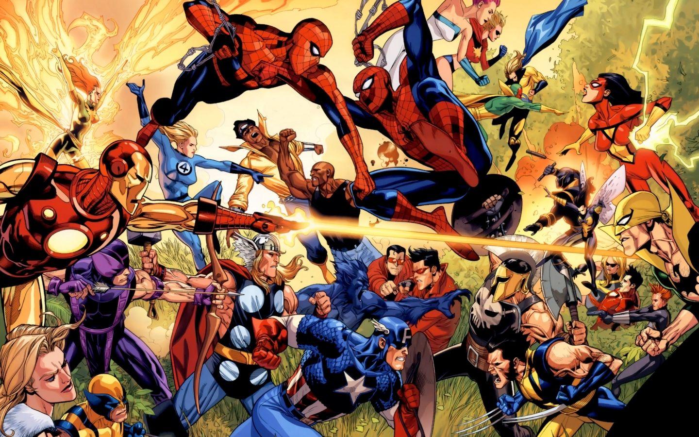 Avengers Cartoon Wallpaper 1440x900