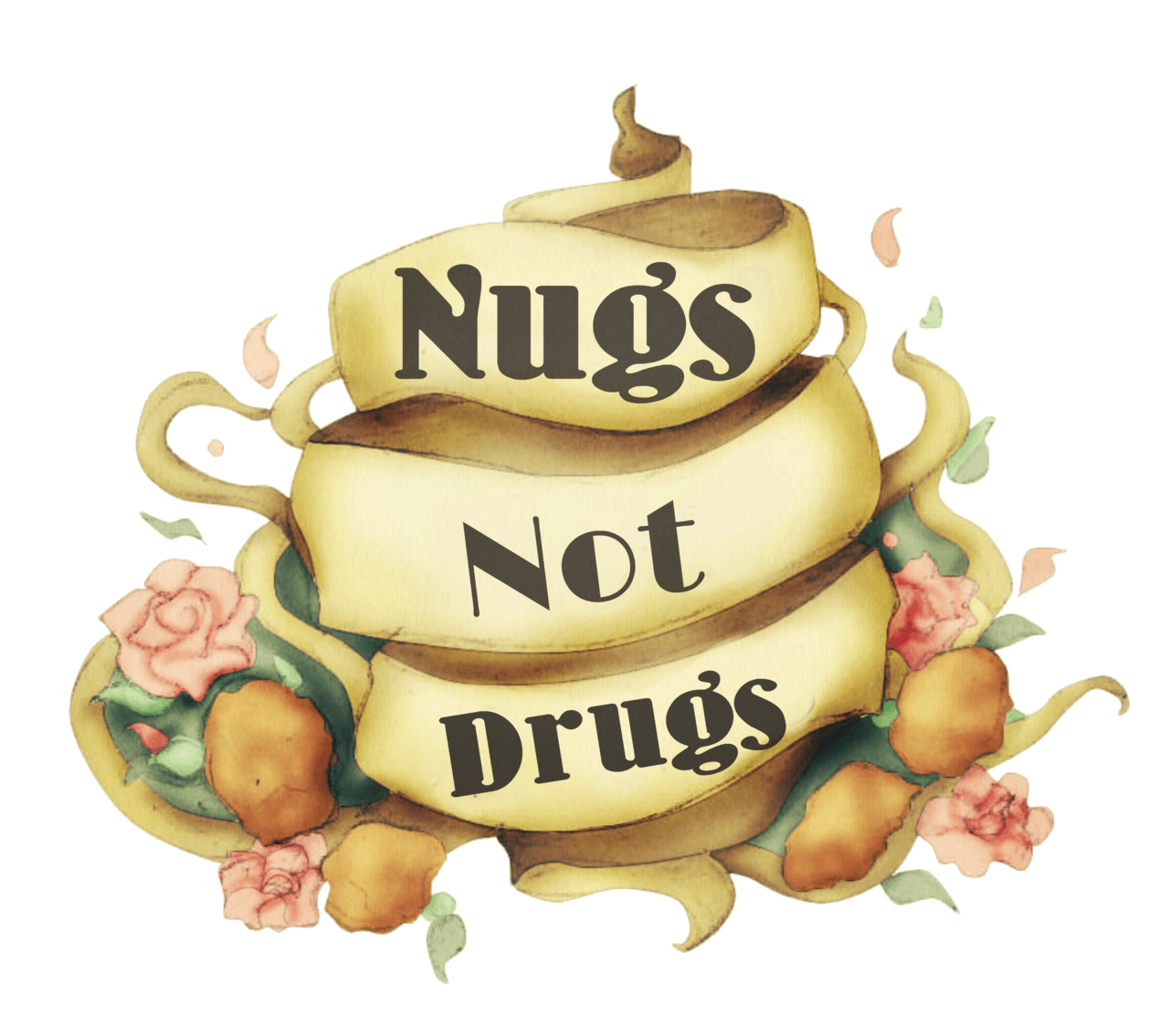 Chicken Nugget Tattoo Not Drugs!
