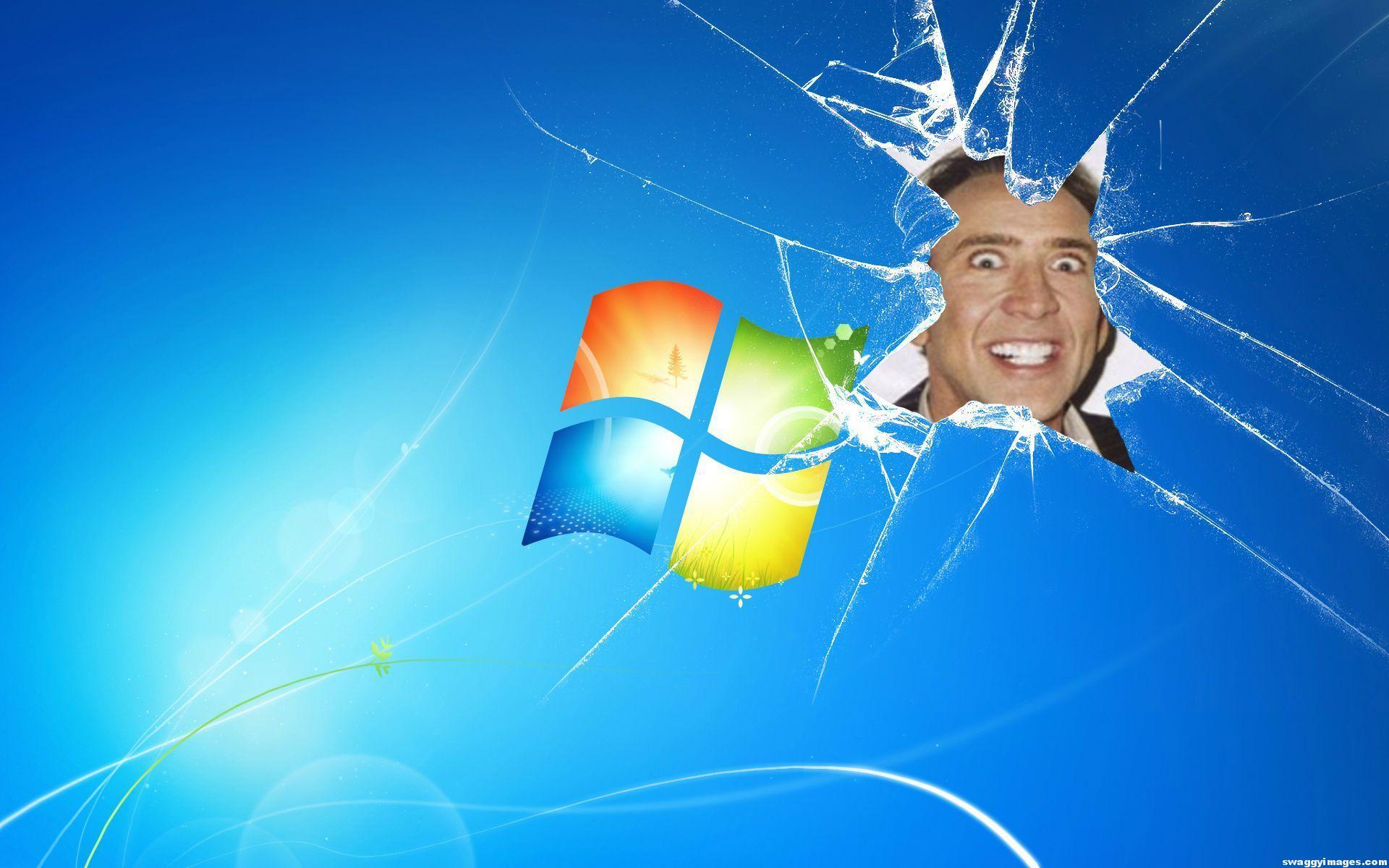 Nicolas Cage Windows 7 Wallpaper
