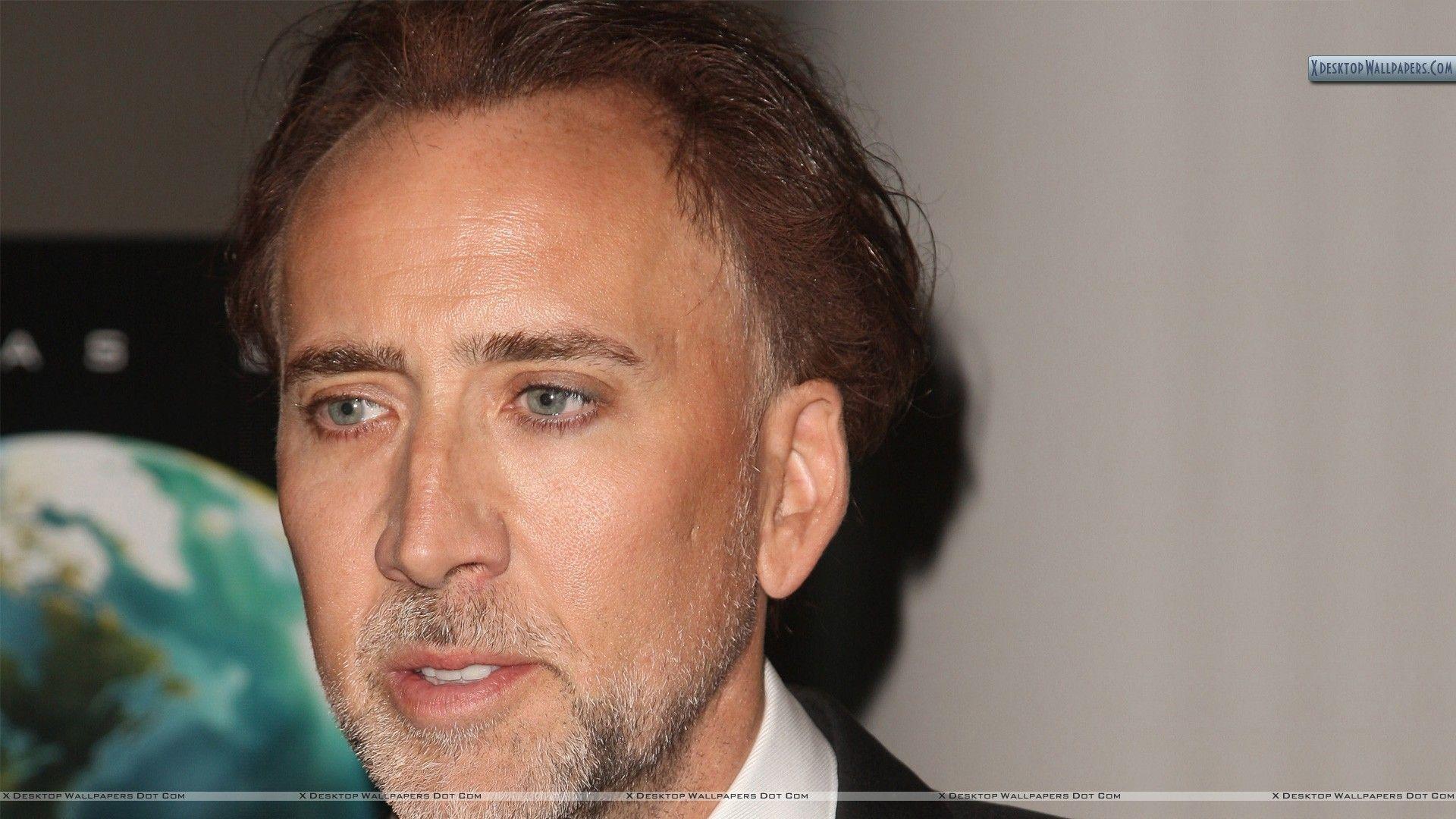 Nicolas Cage At Event Face Closeup Wallpaper