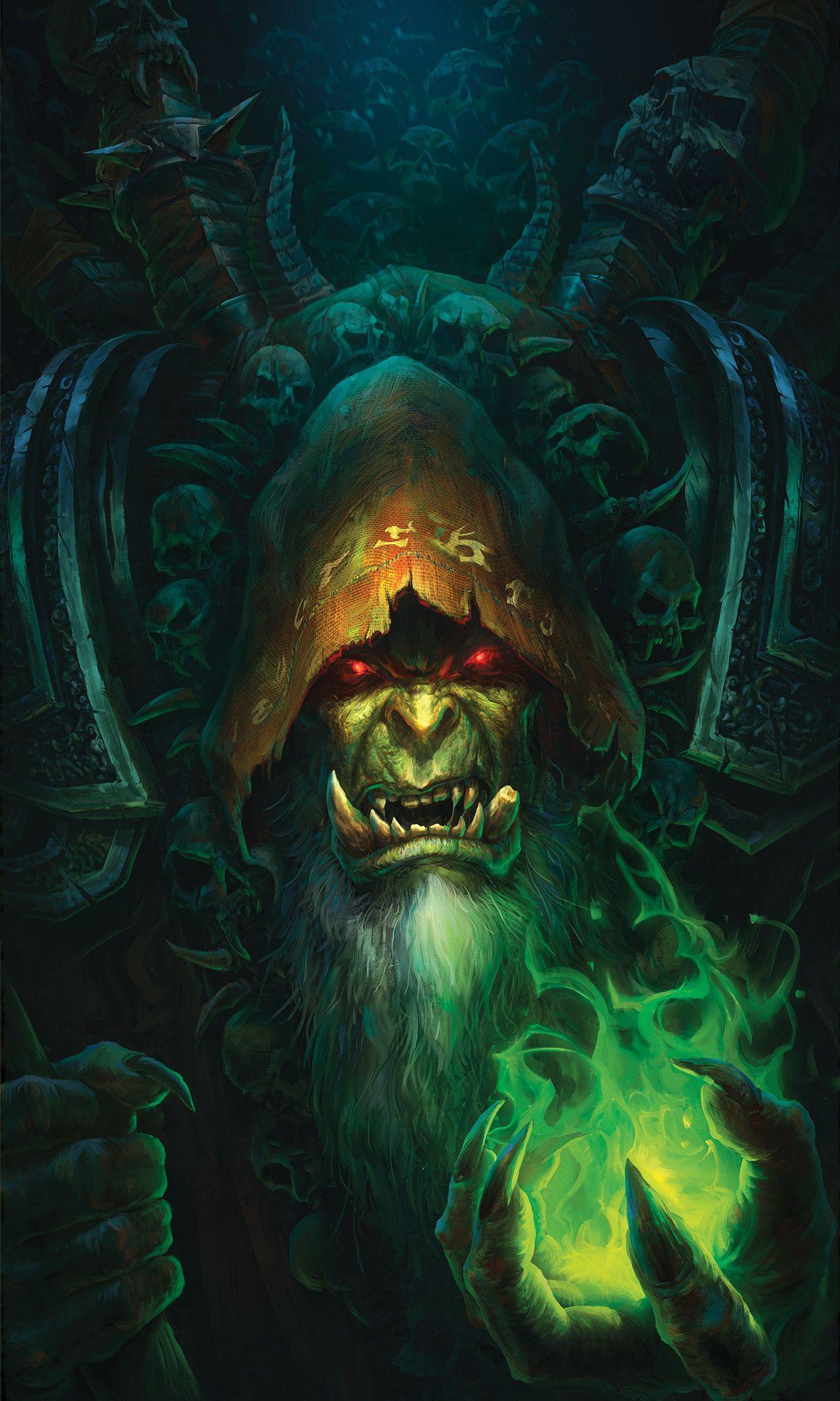 Gul'dan wallpaper from the new World of Warcraft Chronicles volume