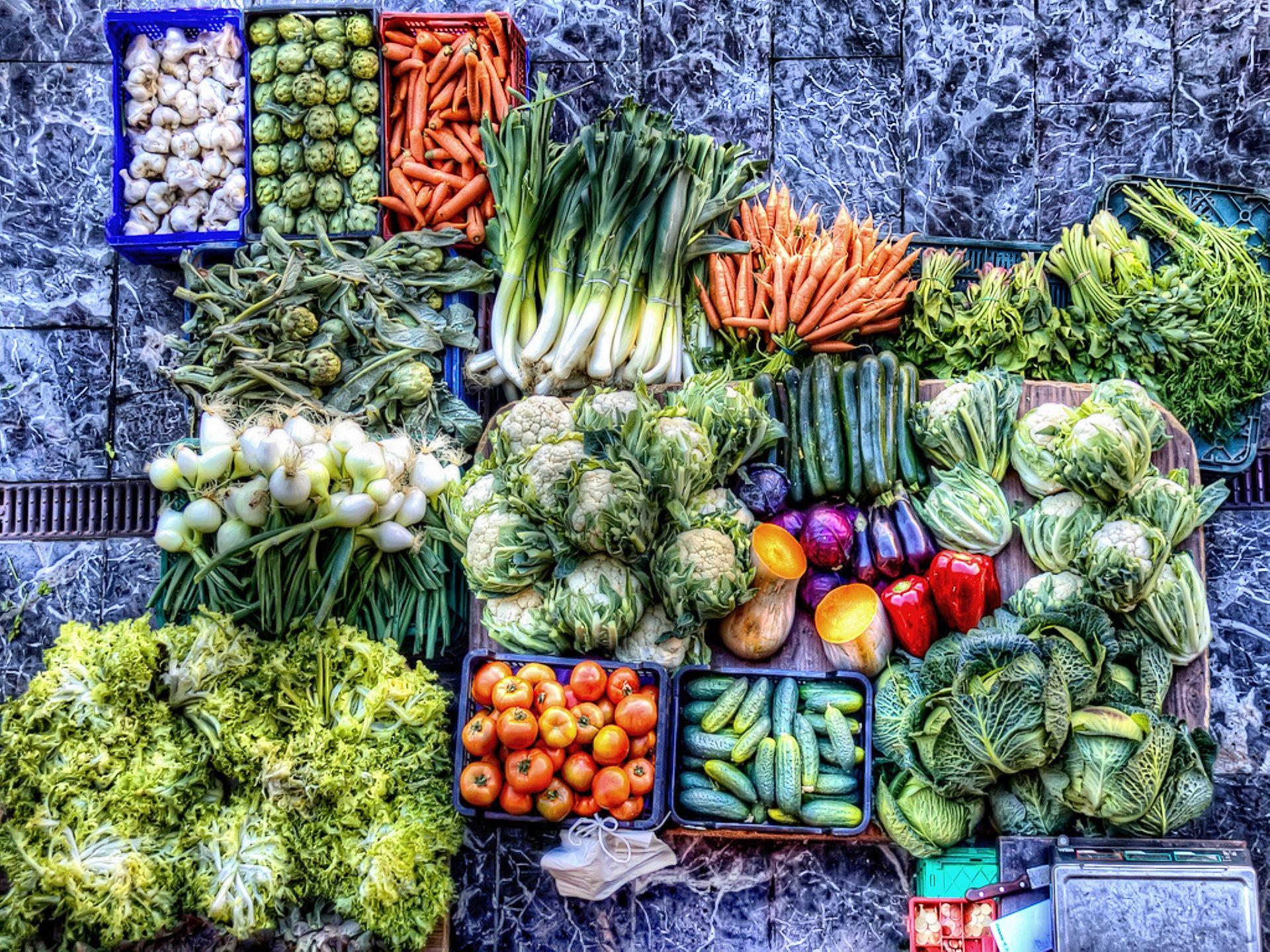 Fresh Food Market HD Wallpaper, Background Image
