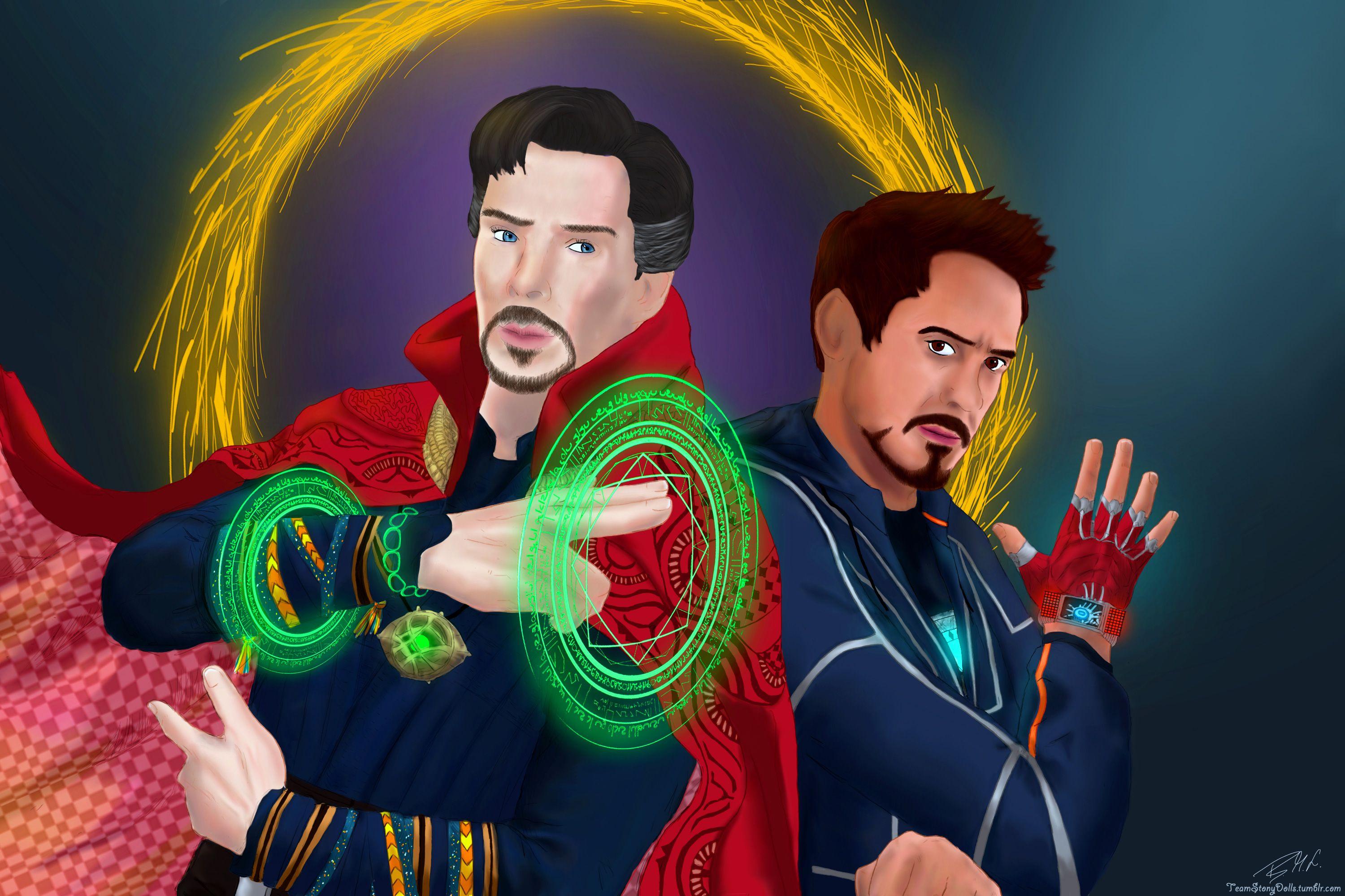 Doctor Strange And Iron Man In Avengers Infinity War