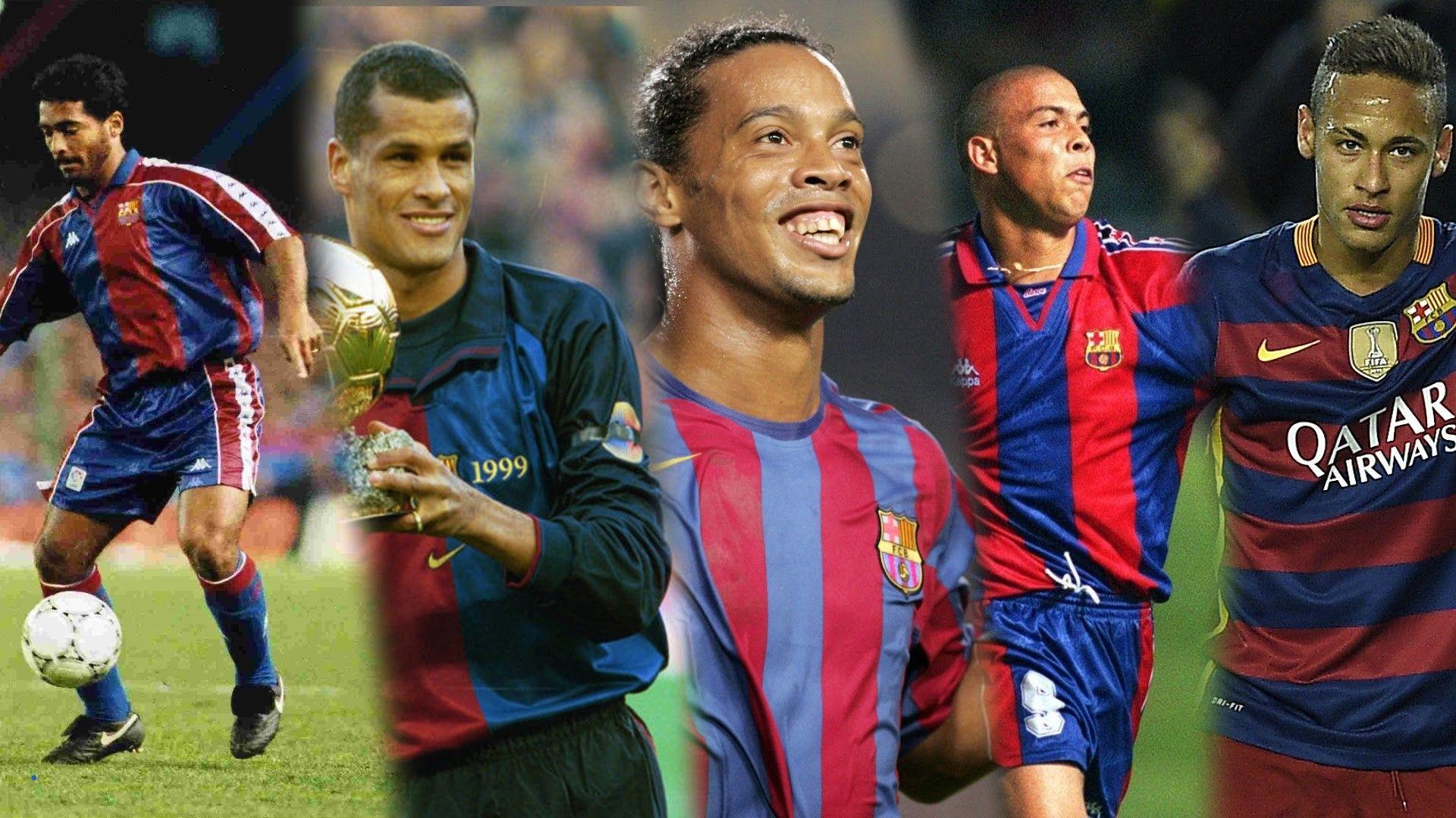 Ronaldinho Vs Messi Barcelona King Lovely Romario â—‹ Rivaldo â