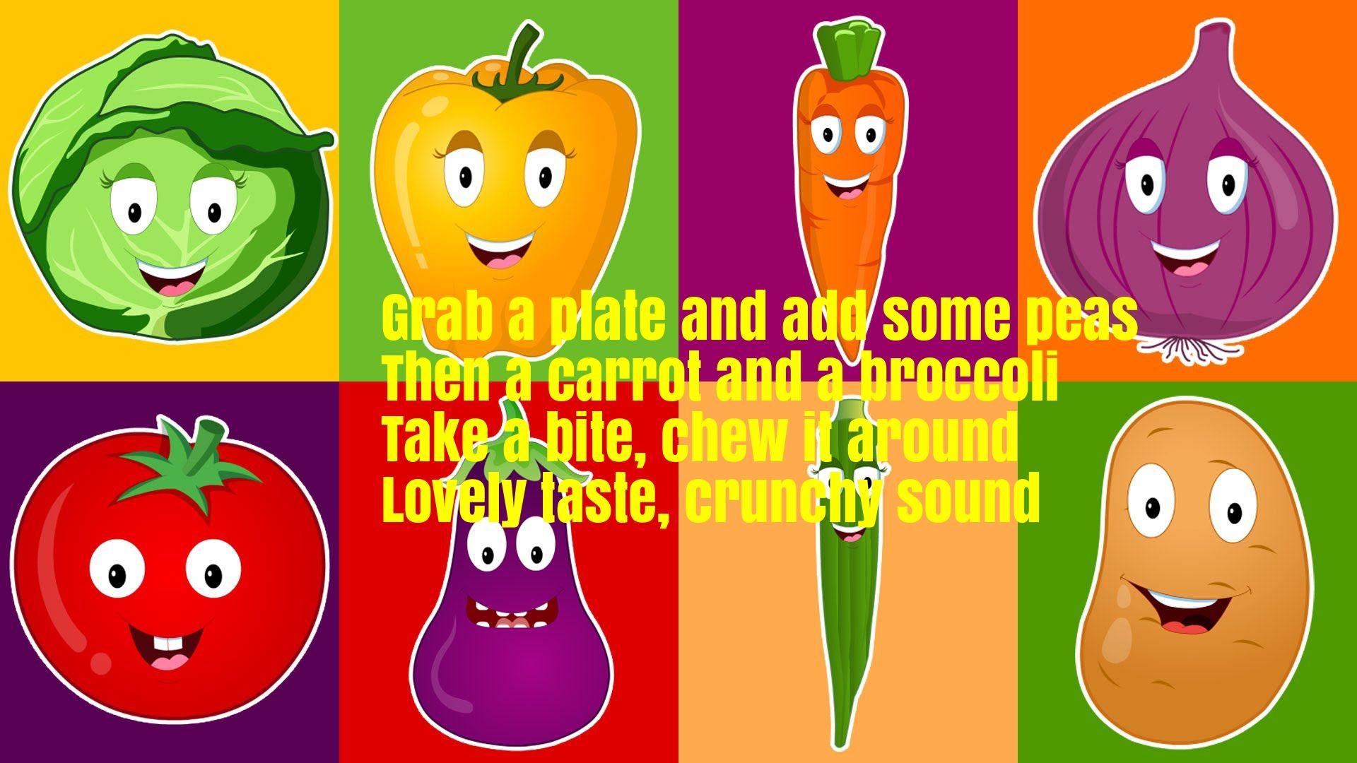Eat Your Vegetables Nursery Rhyme Lyrics Super Fun Baby