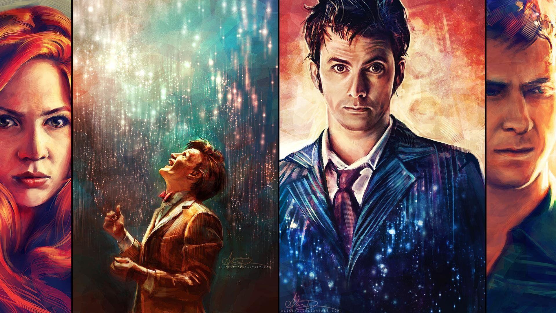 Doctor Who The Artwork Paintings David Tennant Matt Smith Karen