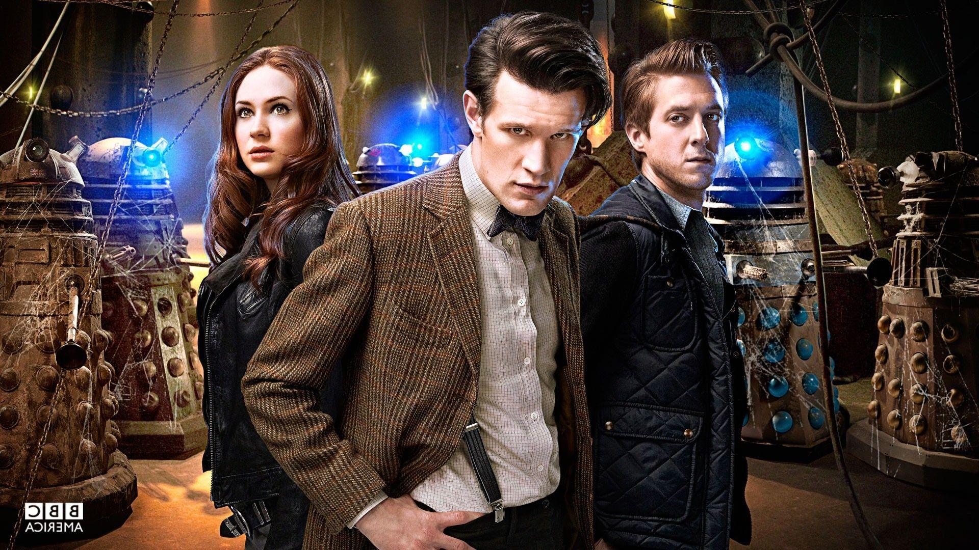 Doctor Who, Matt Smith, Karen Gillan, Daleks, Arthur Darvill