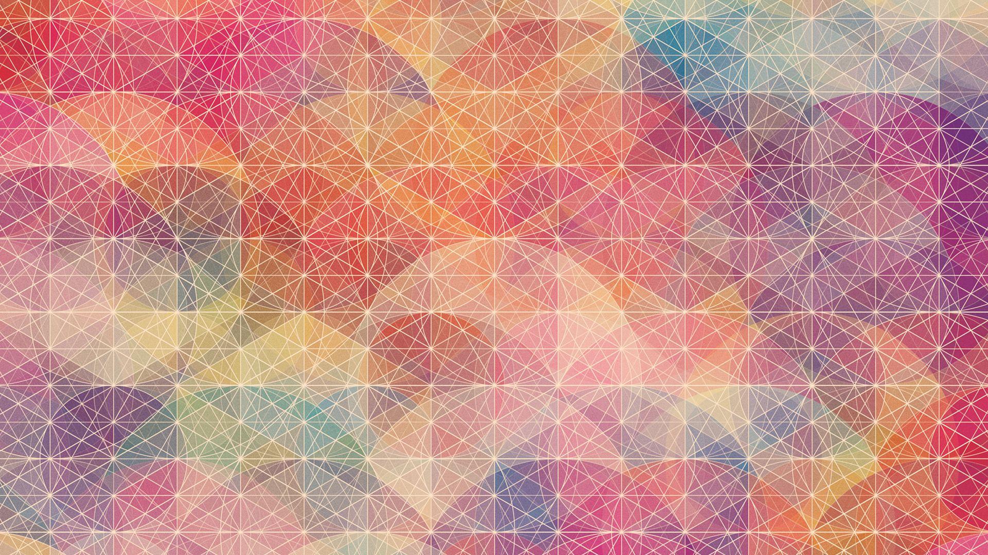 CUBEN Space Io colorful geometric wallpaper. Abstract HD wallpaper