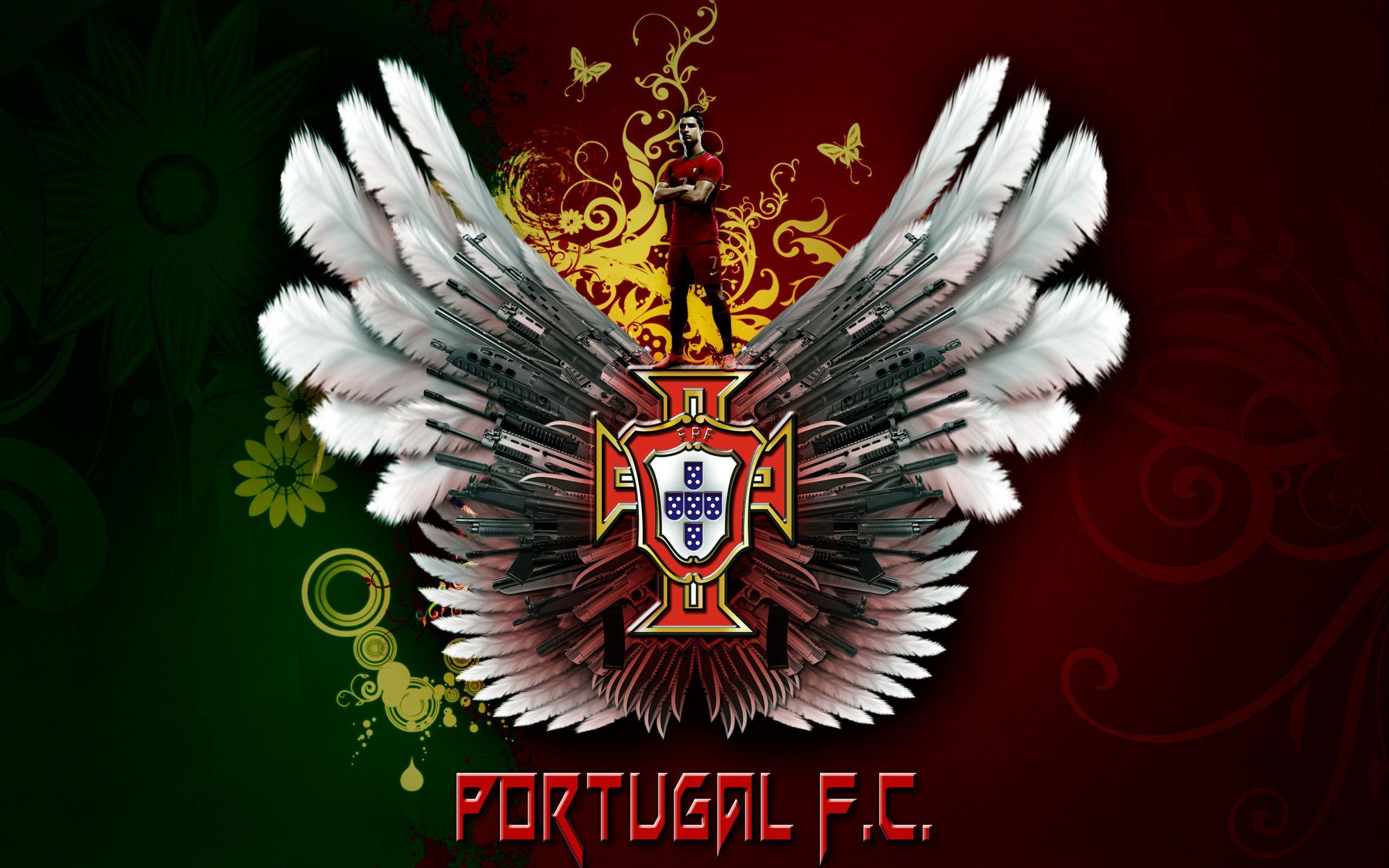 Portugal Football Wallpaper. Football wallpaper, Ronaldo football player, Portugal national football team