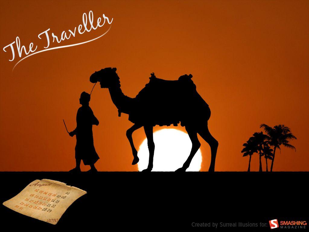 The Traveller Wallpaper By S Illusions