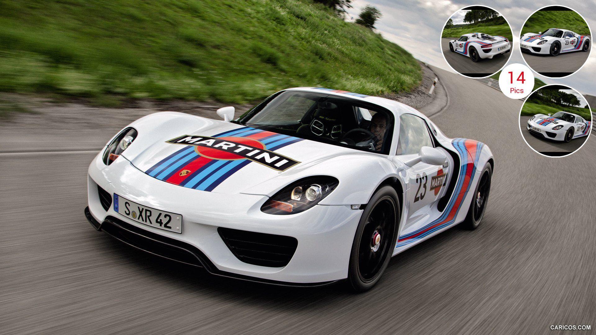 Porsche 918 Spyder Prototype in Martini Racing design. HD