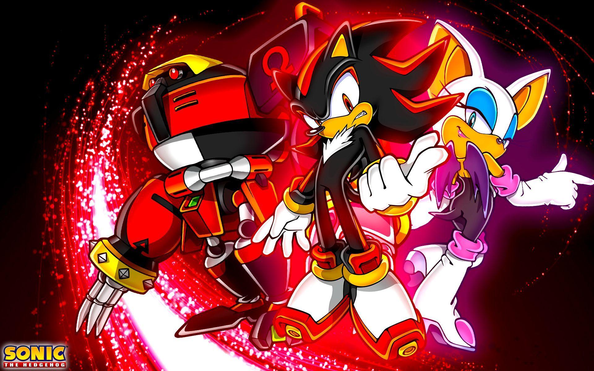 Sonic, Shadow And Silver Wallpaper