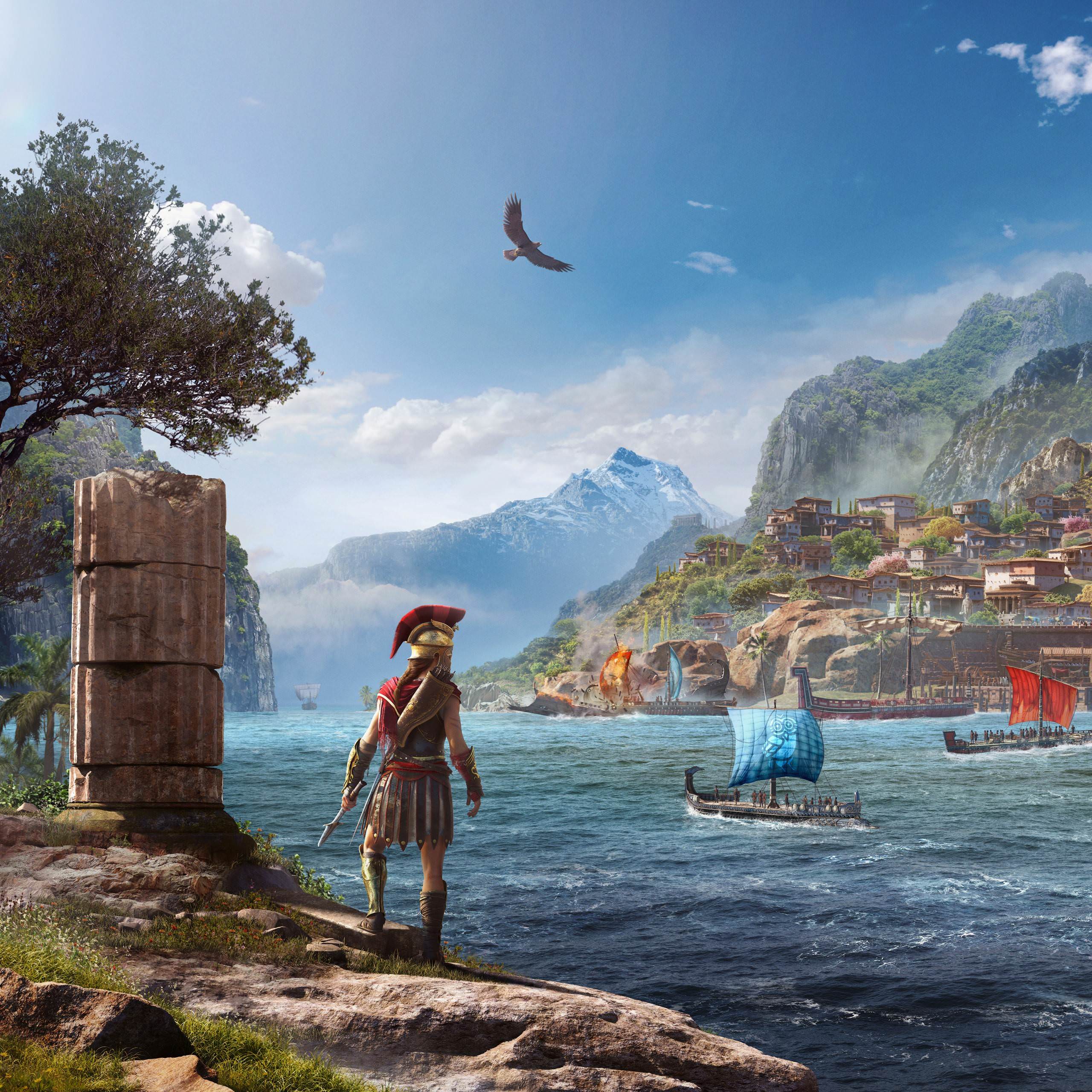 Wallpapers Assassin's Creed: Odyssey, E3 2018, Key Art, 5K, Games,