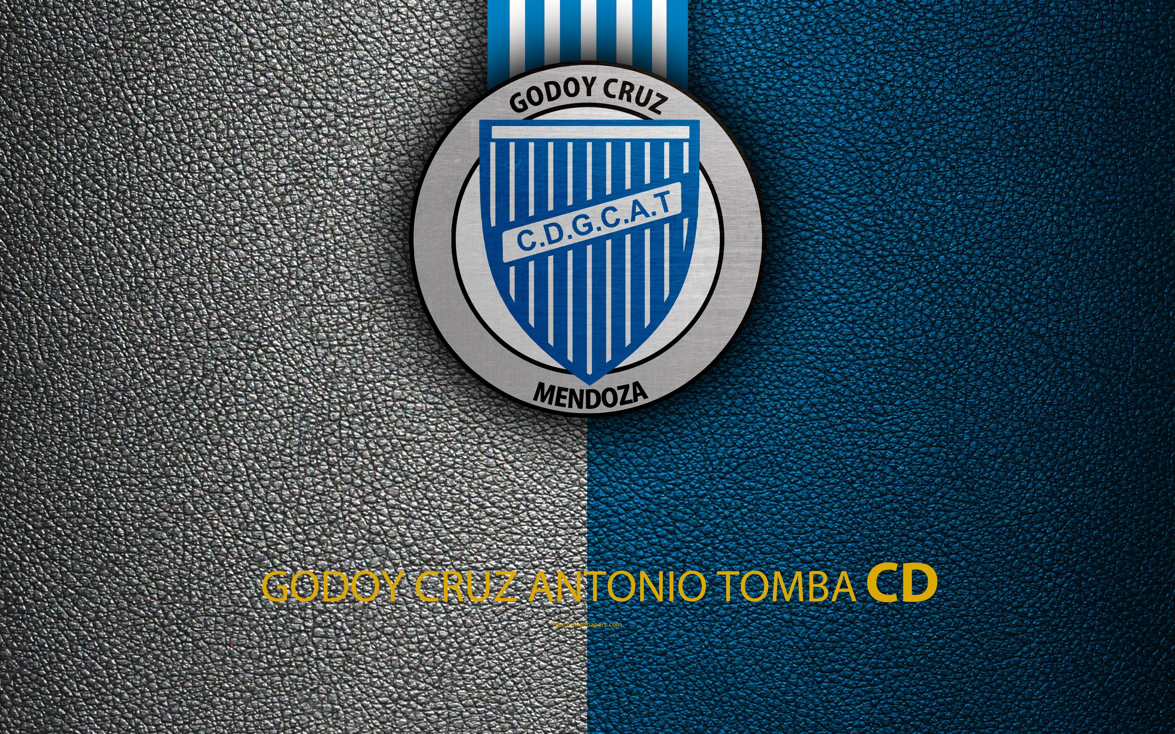 Download wallpaper Godoy Cruz Antonio Tomba, 4k, logo, Argentina