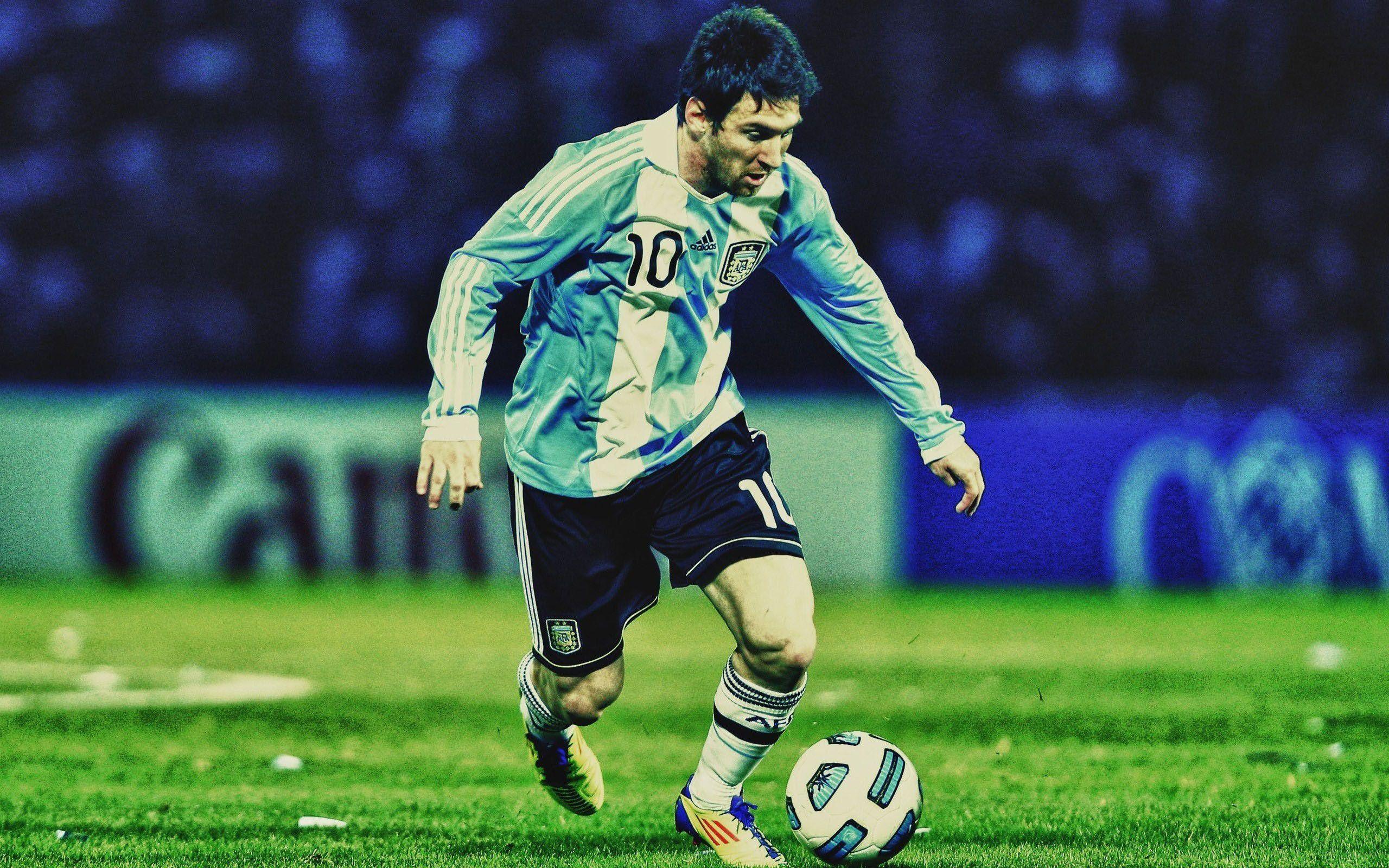 Messi Argentina Team Wallpaper HD Wallpaper