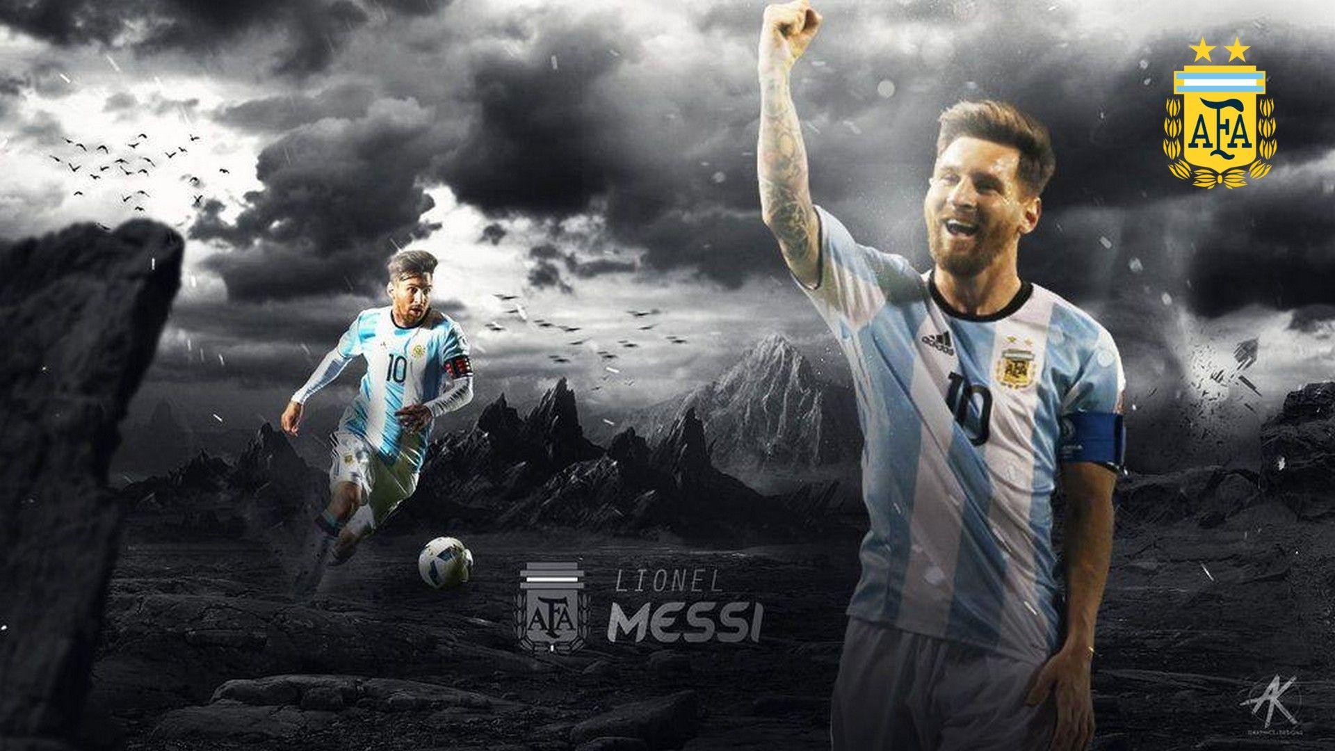 Wallpaper HD Messi Argentina Football Wallpaper