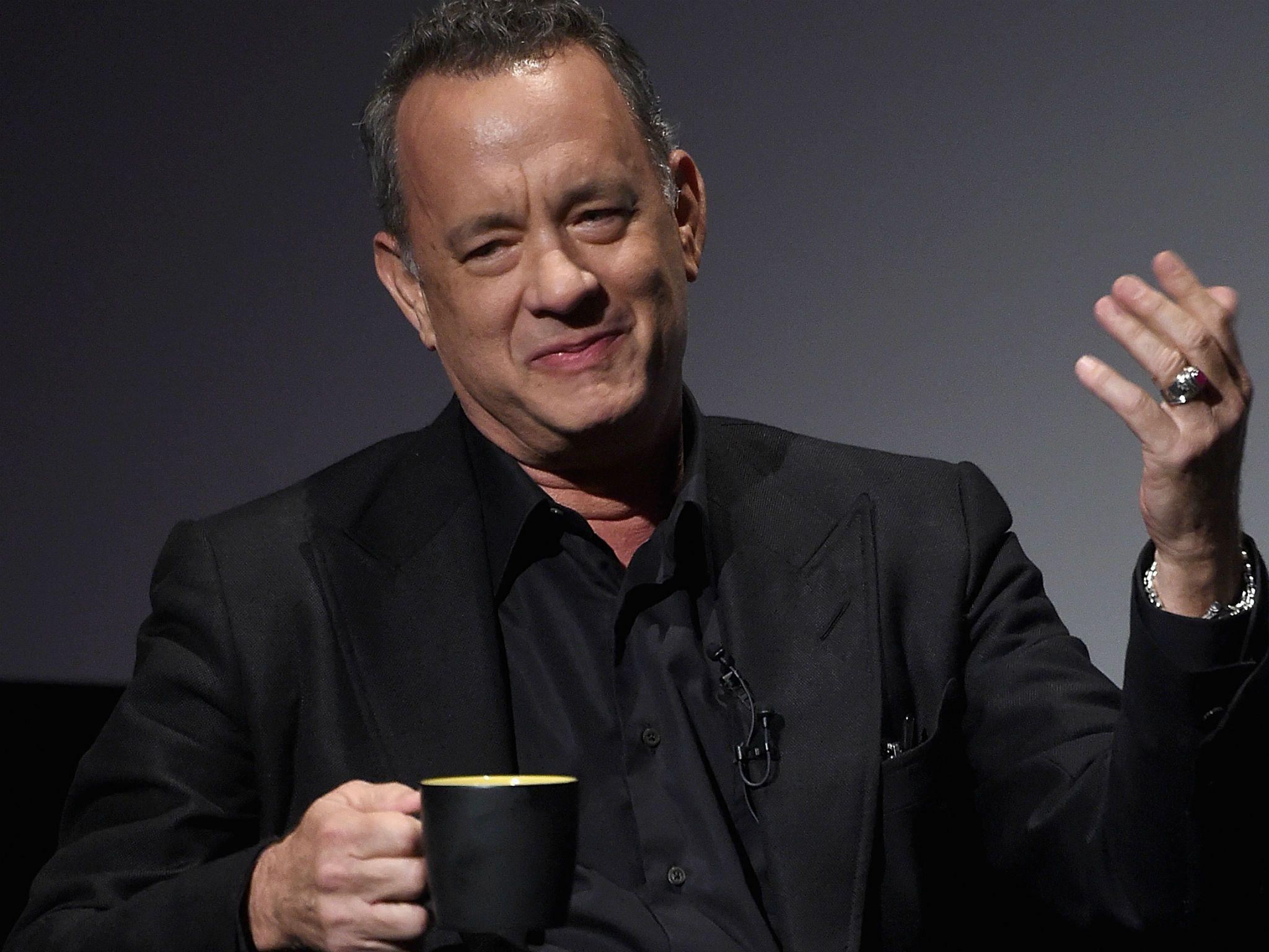 Tom Hanks Drinking Coffee Wallpaper