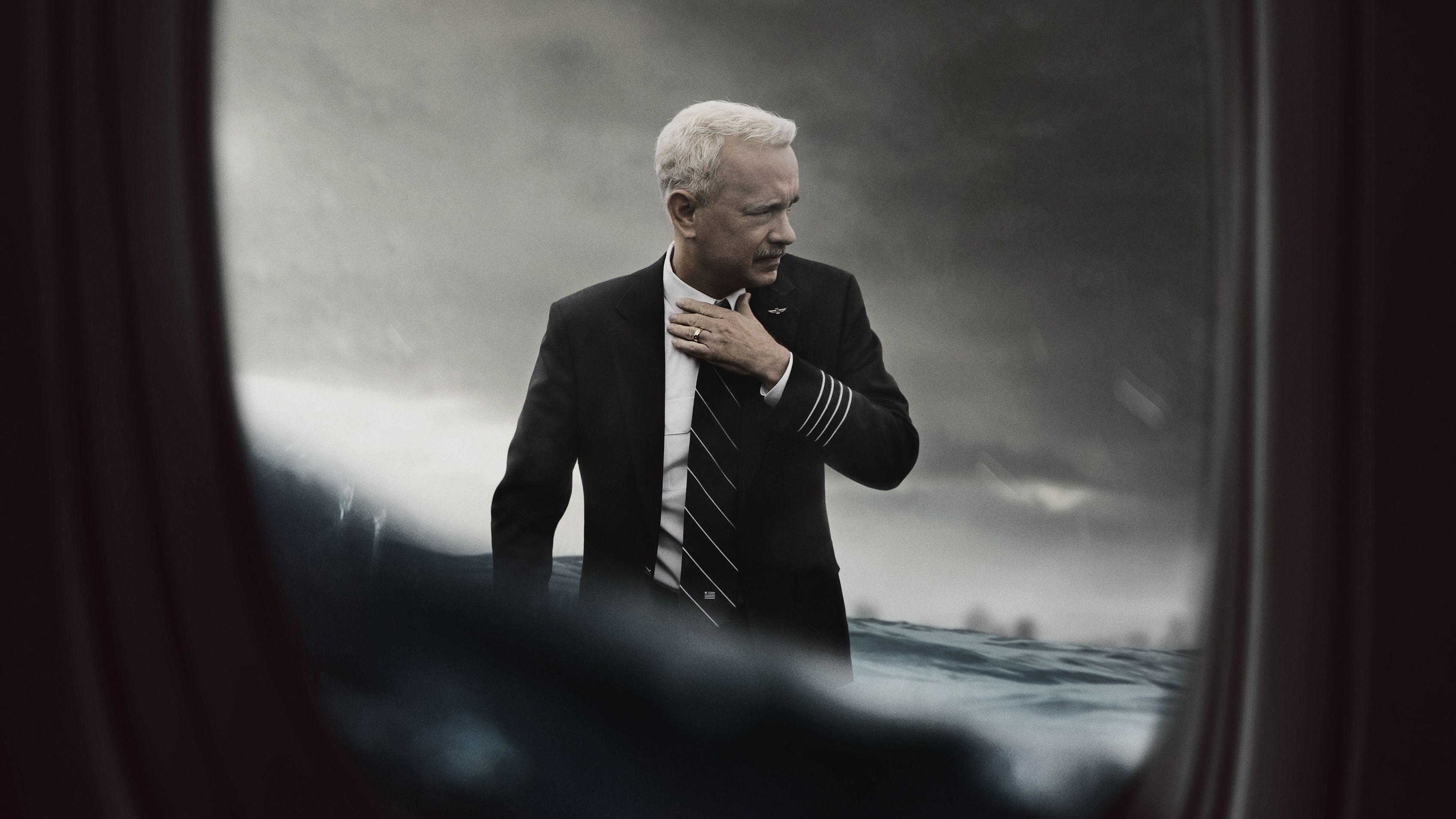 Wallpaper Sully, Tom Hanks, Clint Eastwood, HD, Movies