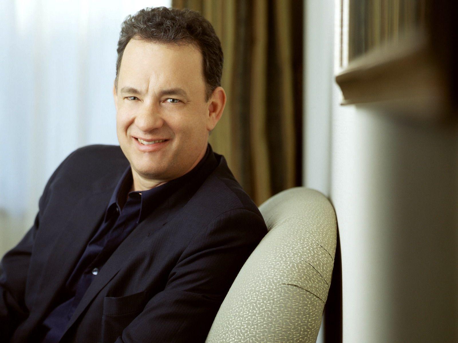 Tom Hanks Sitting Armchair Wallpaper