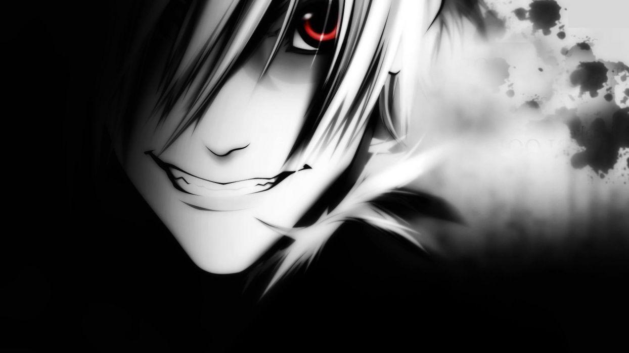 Death Note black and white red eyes anime wallpaperx1080