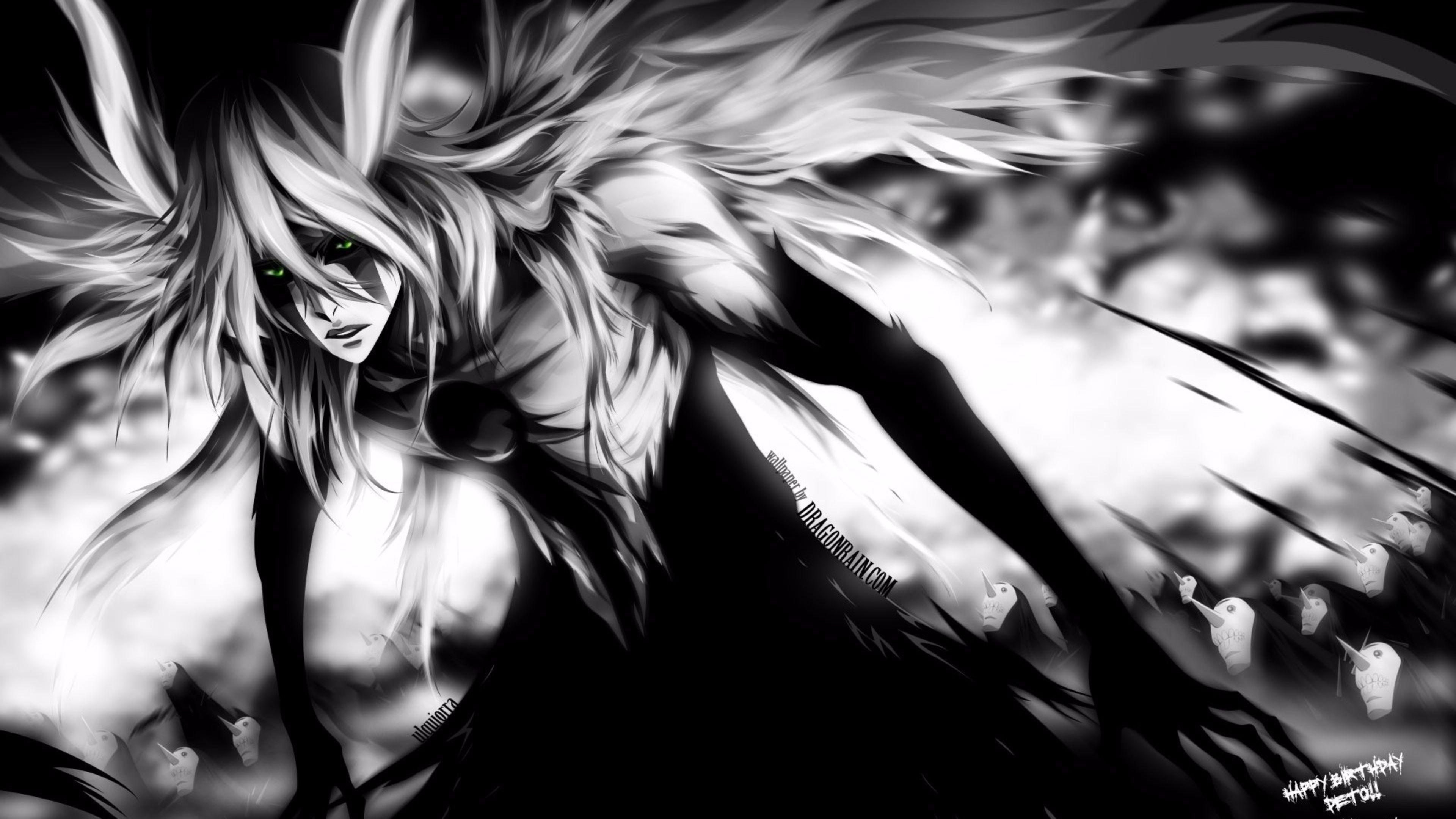 Black and White 2016 4K Anime Wallpapers