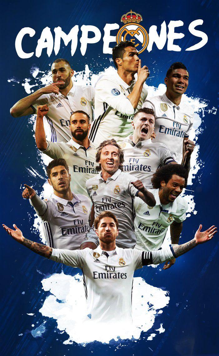 Real Madrid team mobile wallpaper