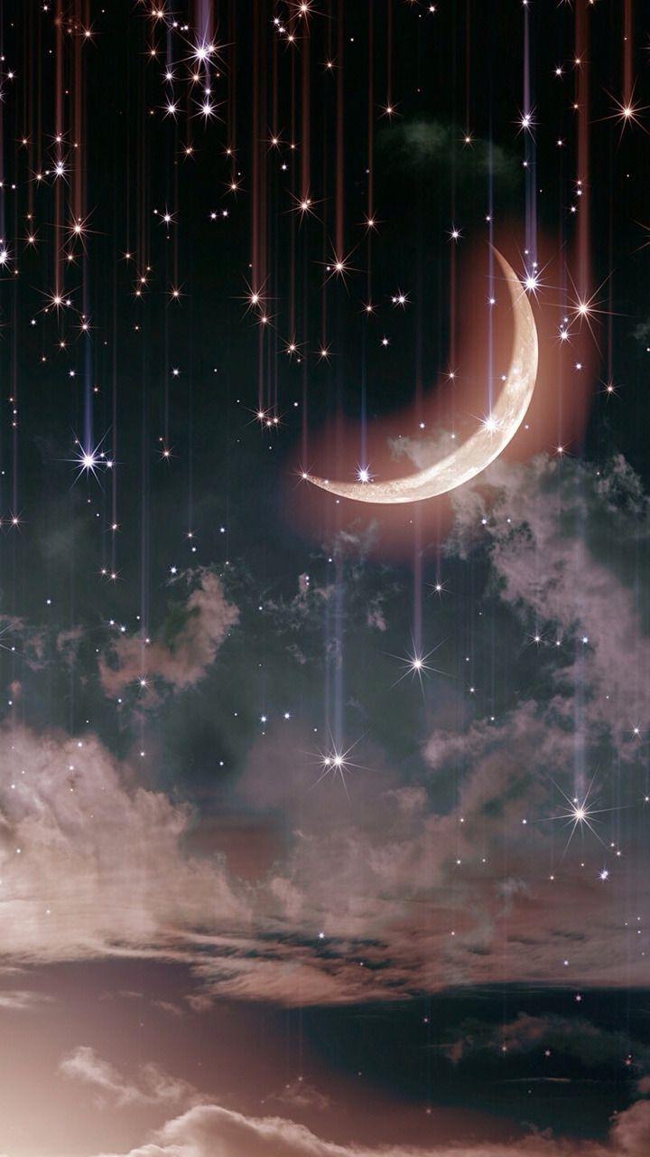 best Night, Moon & Stars image. La luna
