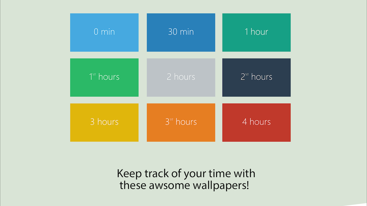 These Productivity Wallpaper Change Colour As The Day Drags On
