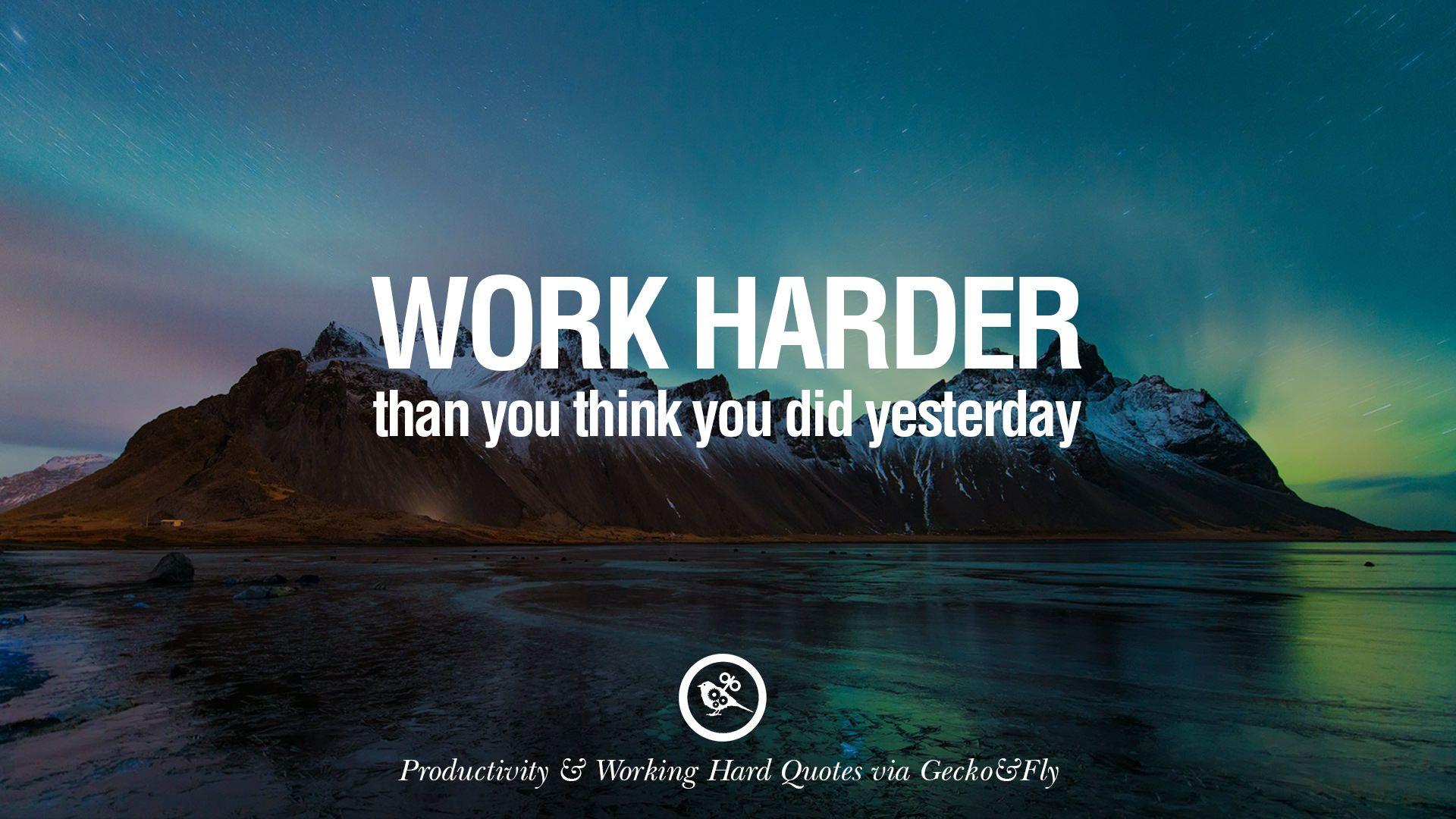 Uplifting Quotes On Increasing Productivity And Working Hard