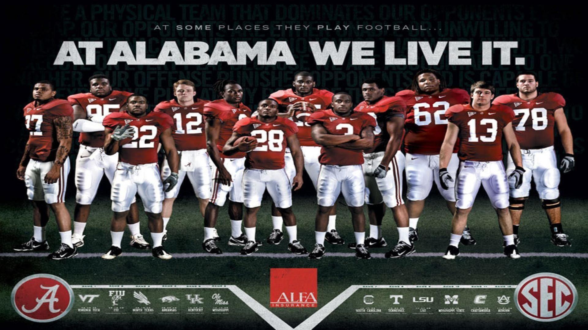 Alabama Football 2018 Schedule Wallpaper
