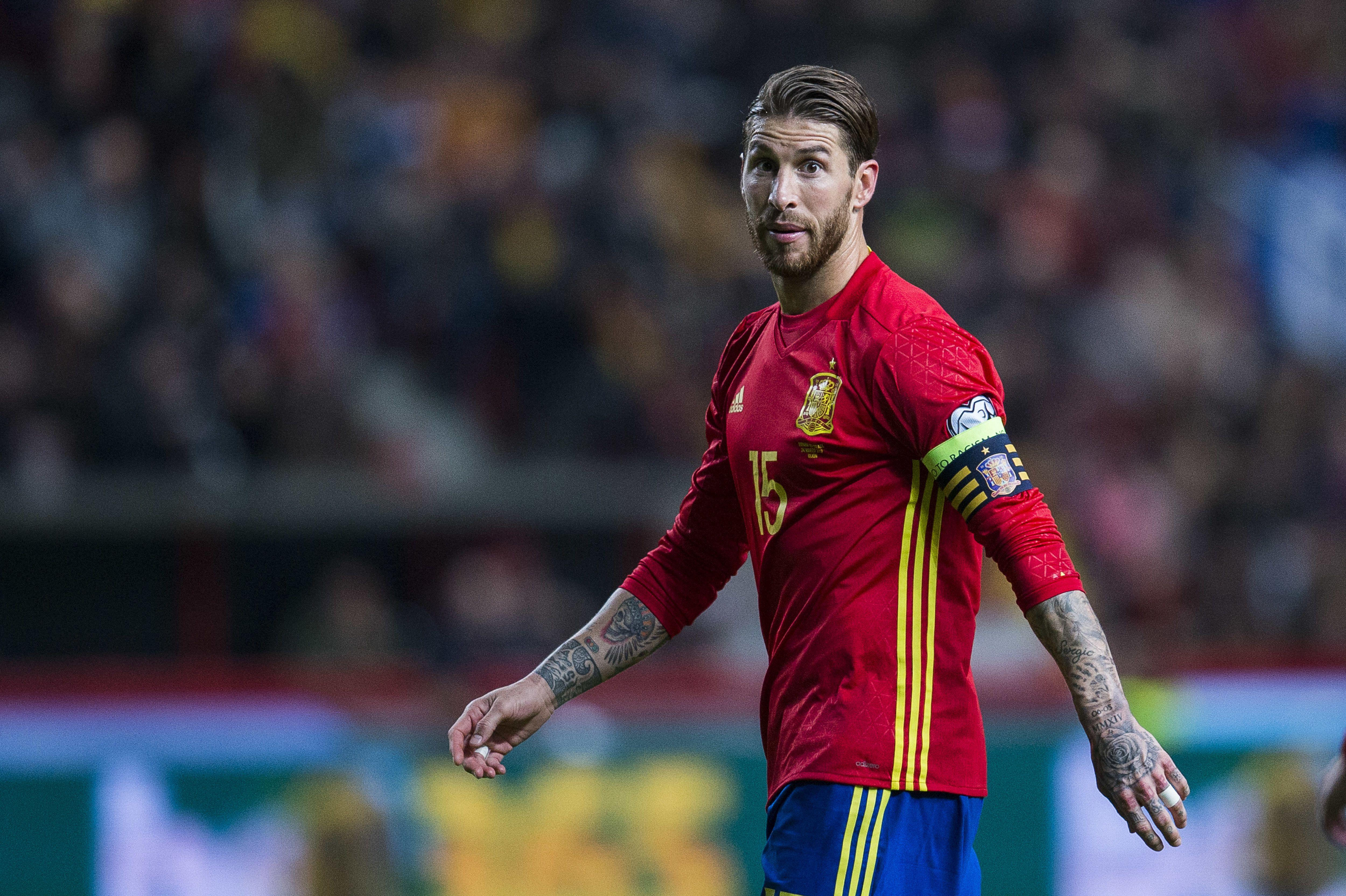 Sergio Ramos Spain Football Player in FIFA World Cup 2018 4K