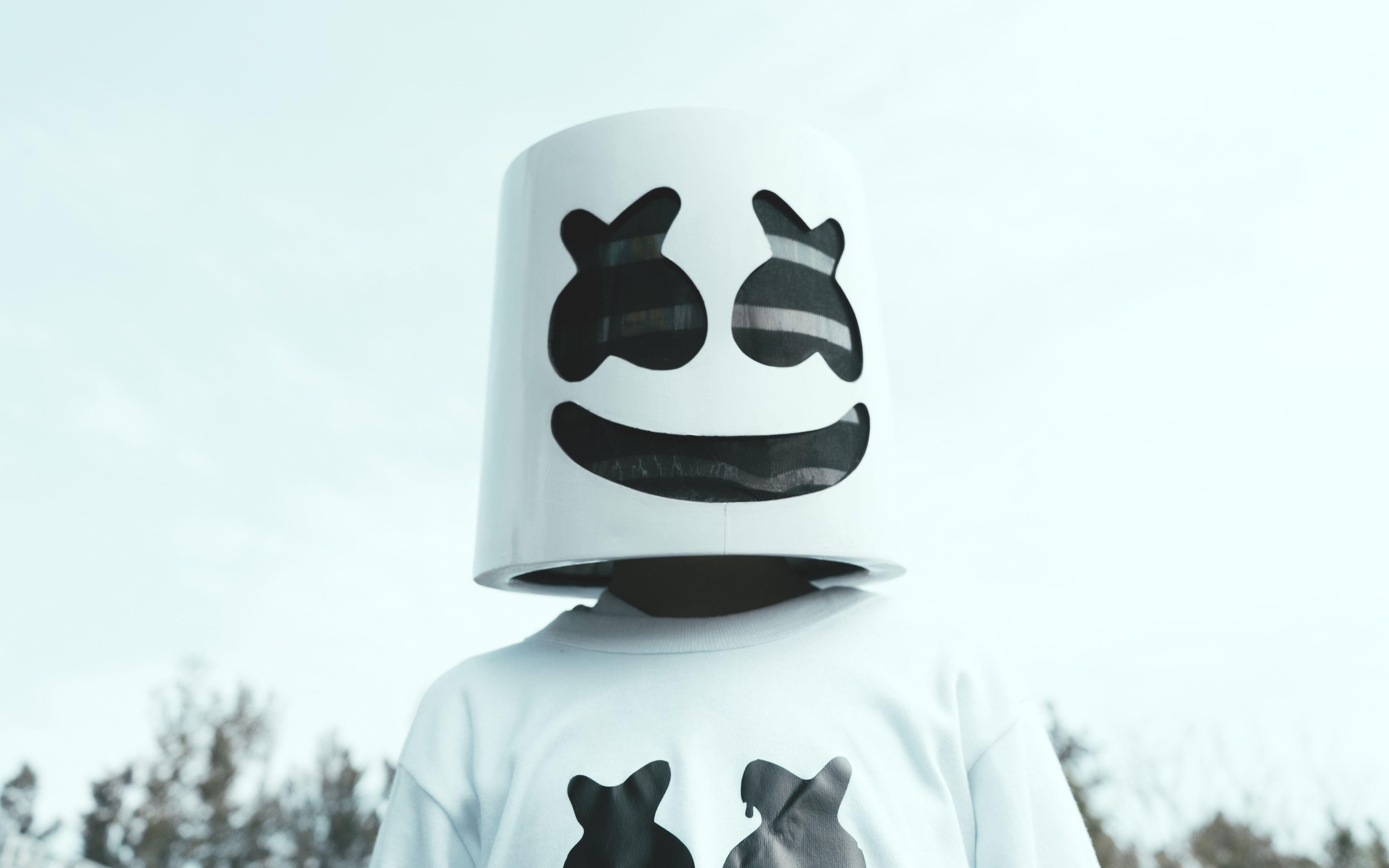 Download wallpaper 4k, DJ Marshmello, 2018, guys, DJ, superstars