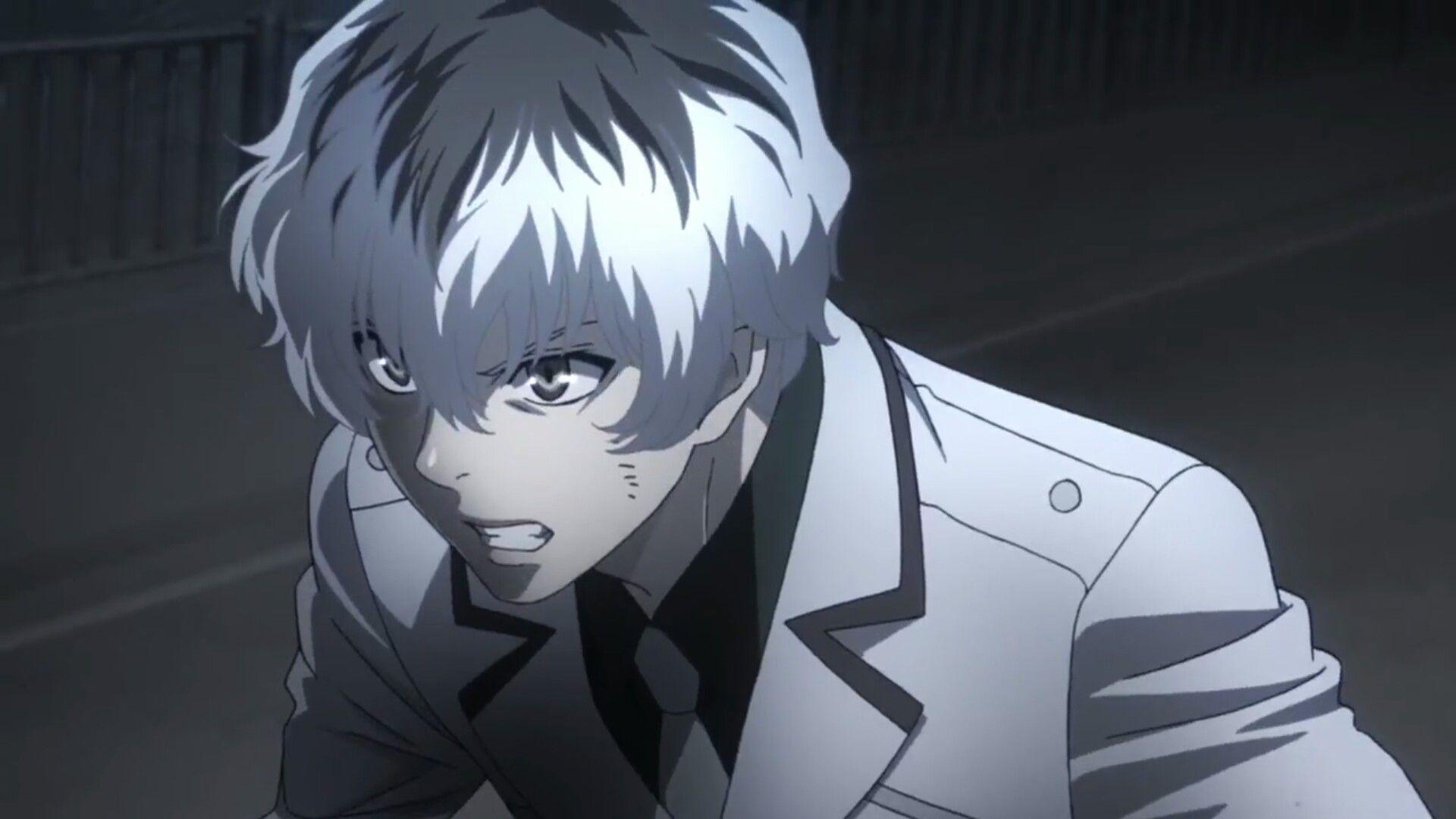 Haise Sasaki protecting his team in Tokyo Ghoul: Re anime. Tokyo